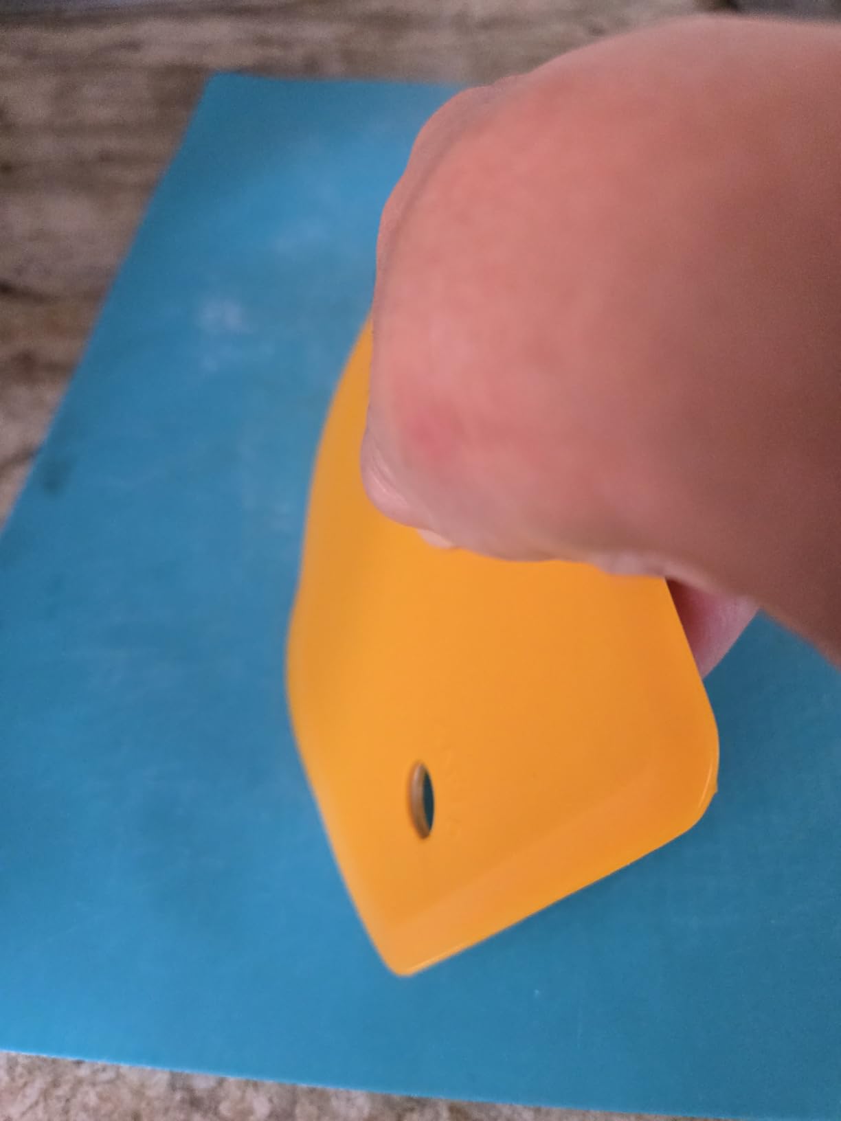 Sapid Flexible Curved Edge Silicone Bowl Scraper(5.98