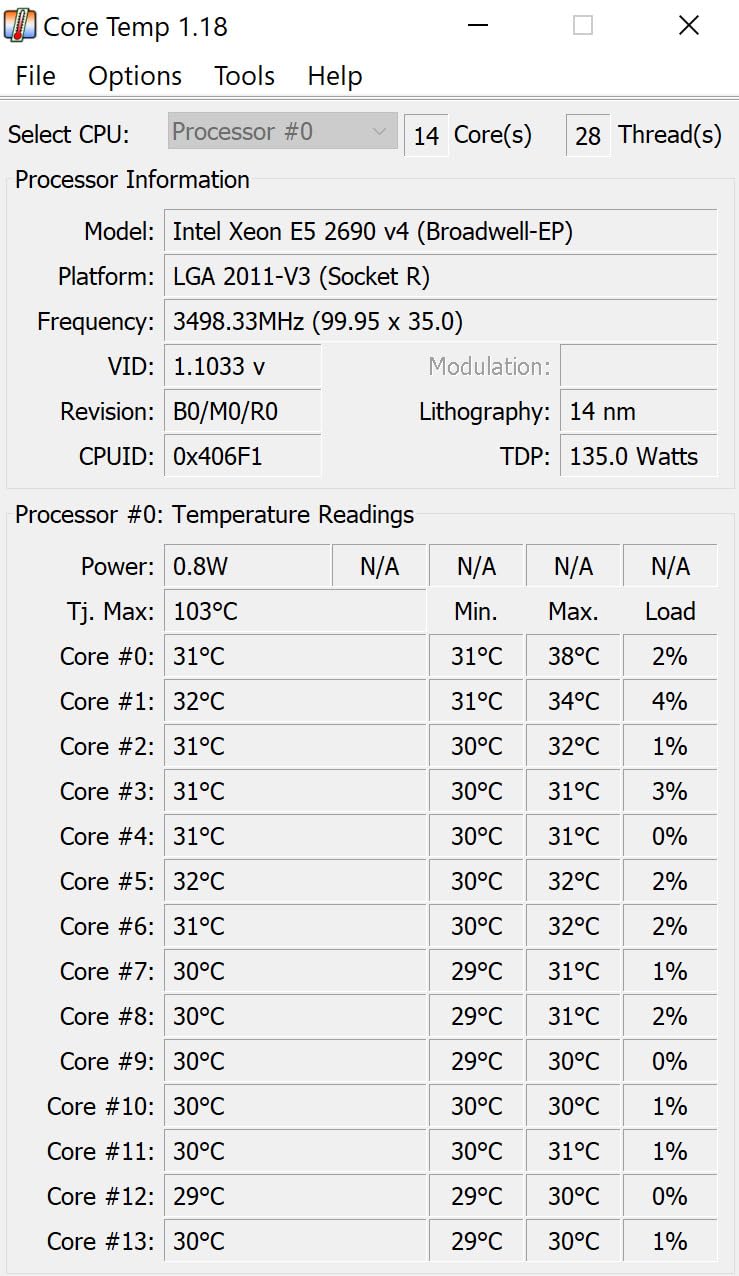 Intel Xeon E5-2690 V4 14-Core 2.6GHz 35MB LGA 2011-3 Processor (Renewed) customer photo 1