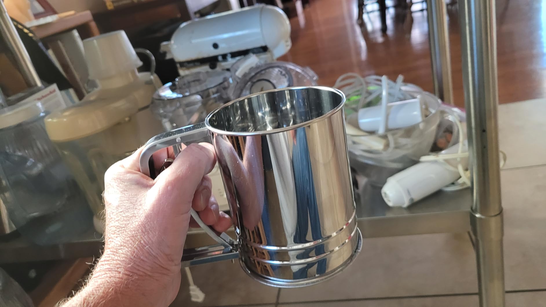 Cook Army Flour Sifter, 3 Cup Stainless Steel, Great Double-layer Baking Sifters for all Baking Flour and Powdered Sugar, Flour Strainer customer photo 1