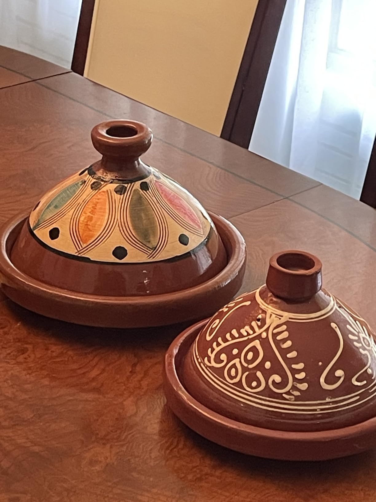 Verve CULTURE Moroccan Tagine Pot, Traditional Ceramic Cooking Pot, Contemporary Style Tangine, Teal, 9