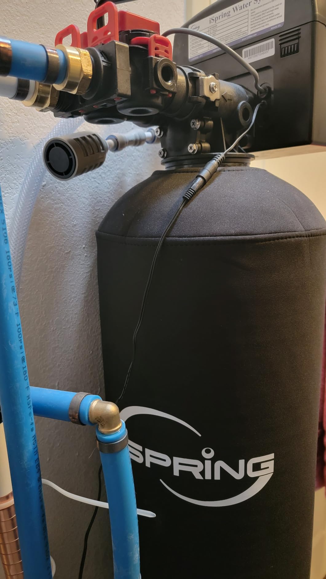 iSpring WCFM500K Whole House Water Filtration System for Iron, Manganese & Hydrogen Sulfide Removal, Well Water Compatible, Set & Forget, Lasts up to 10 Years customer photo 2