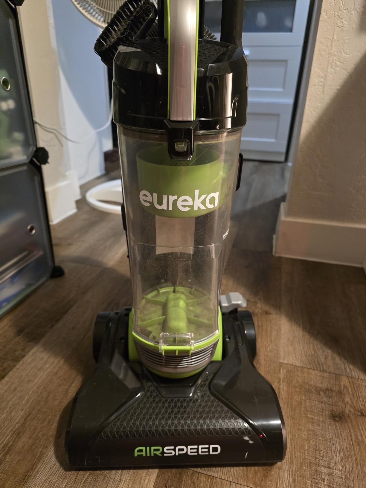 Eureka NEU10AE5 Powerful Bagless Upright Vacuum Cleaner Carpet and Floor, AirSpeed Ultra-Lightweight Vacuum Cleaner, w/ Replacement Filter, Blue customer photo 2