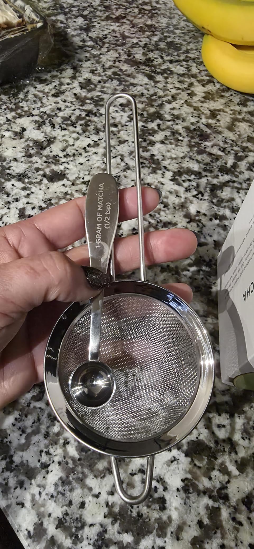 Jade Leaf Matcha - Stainless Steel Sifter - Eliminate Clumps In Your Green Tea Powder - Great Gift for Matcha Lovers customer photo 1