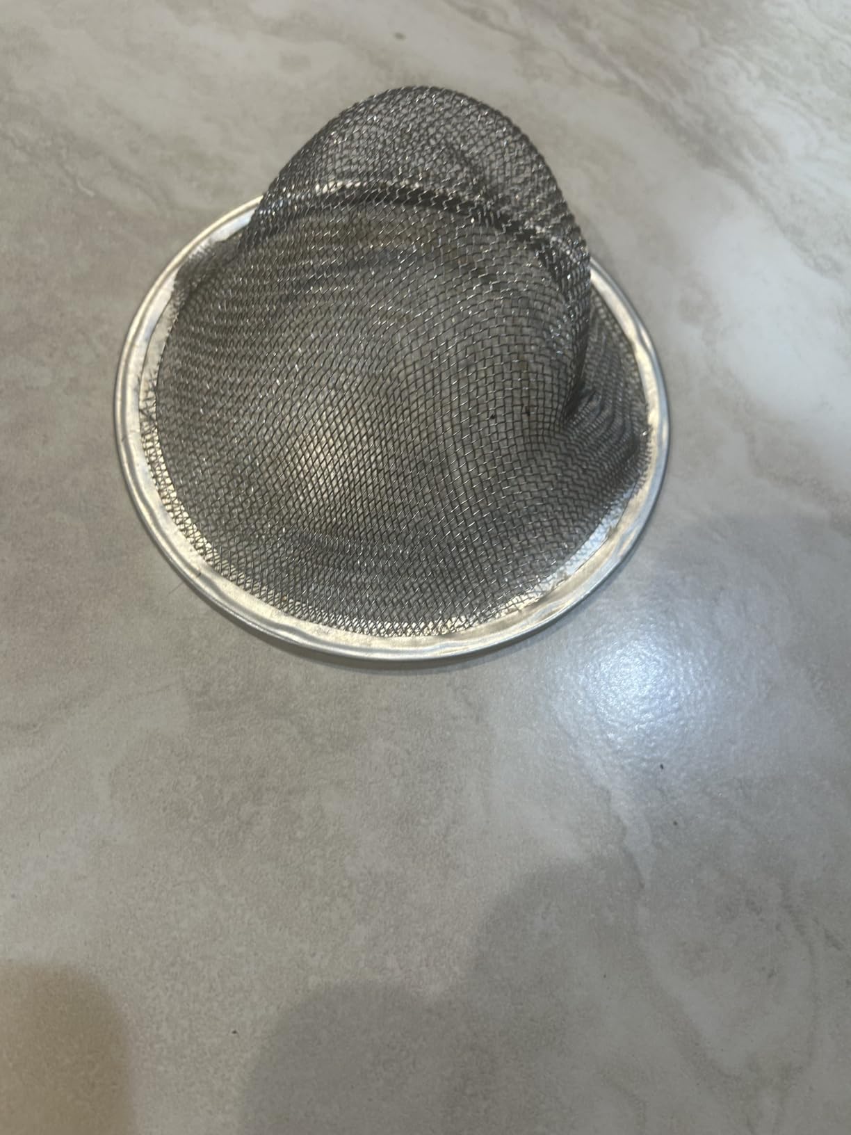 Kitchen Sink Strainer Stainless Steel, LASSHSWA Kitchen Sink Drain Strainer, Sink Strainers for Kitchen Sinks with Large Wide Rim 4.5