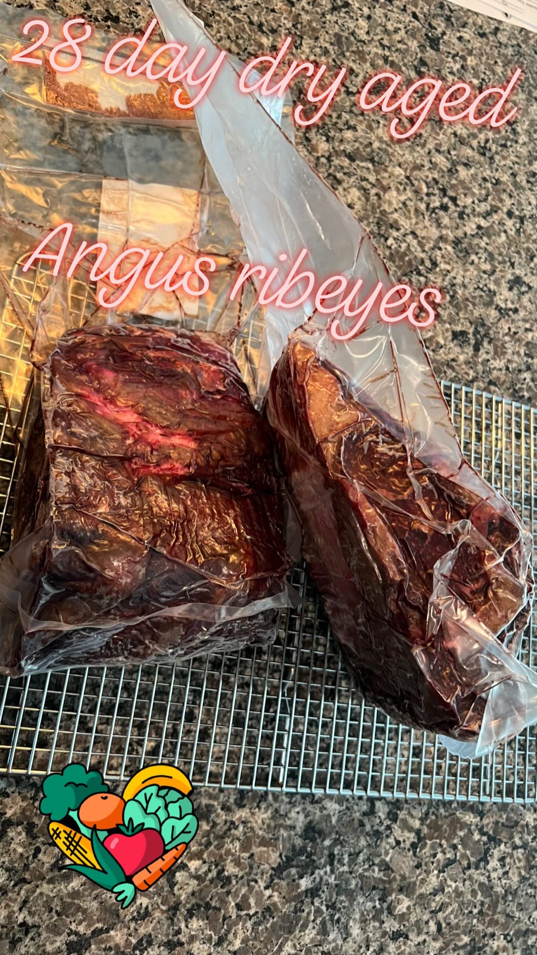 Dry Age Bags for Meat, Easily Create DIY Aging at Home, No Vacuum Sealer Required. Breathable Membrane Kit for Beef 4pcs. 10x20 in (25x50 cm) 2-12 lb 1-5 kg - Artisan Meat LAB customer photo 2