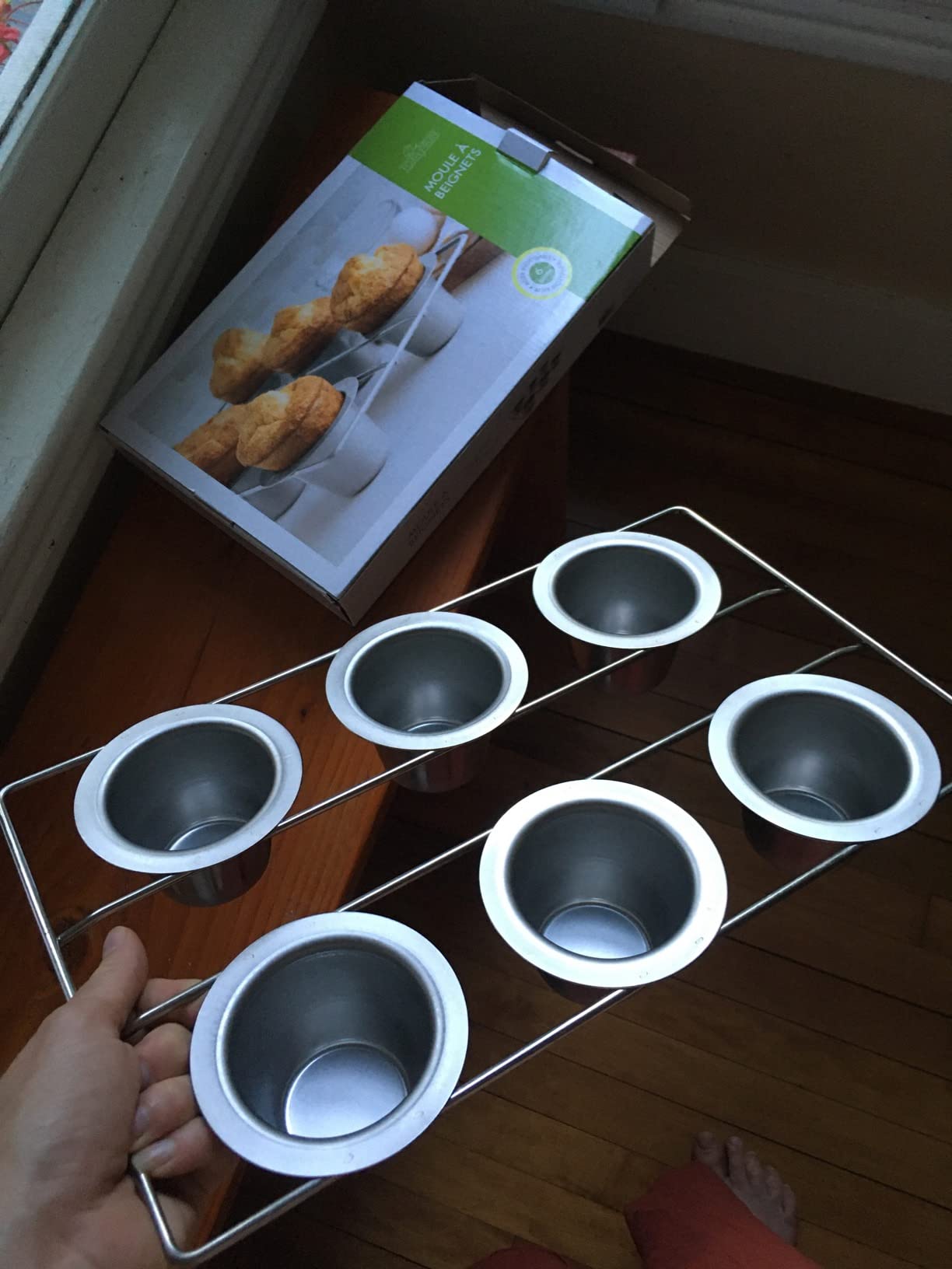 Fox Run Popover, Yorkshire Pudding and Cupcake Pan, 6 Cup, Stainless Steel customer photo 1