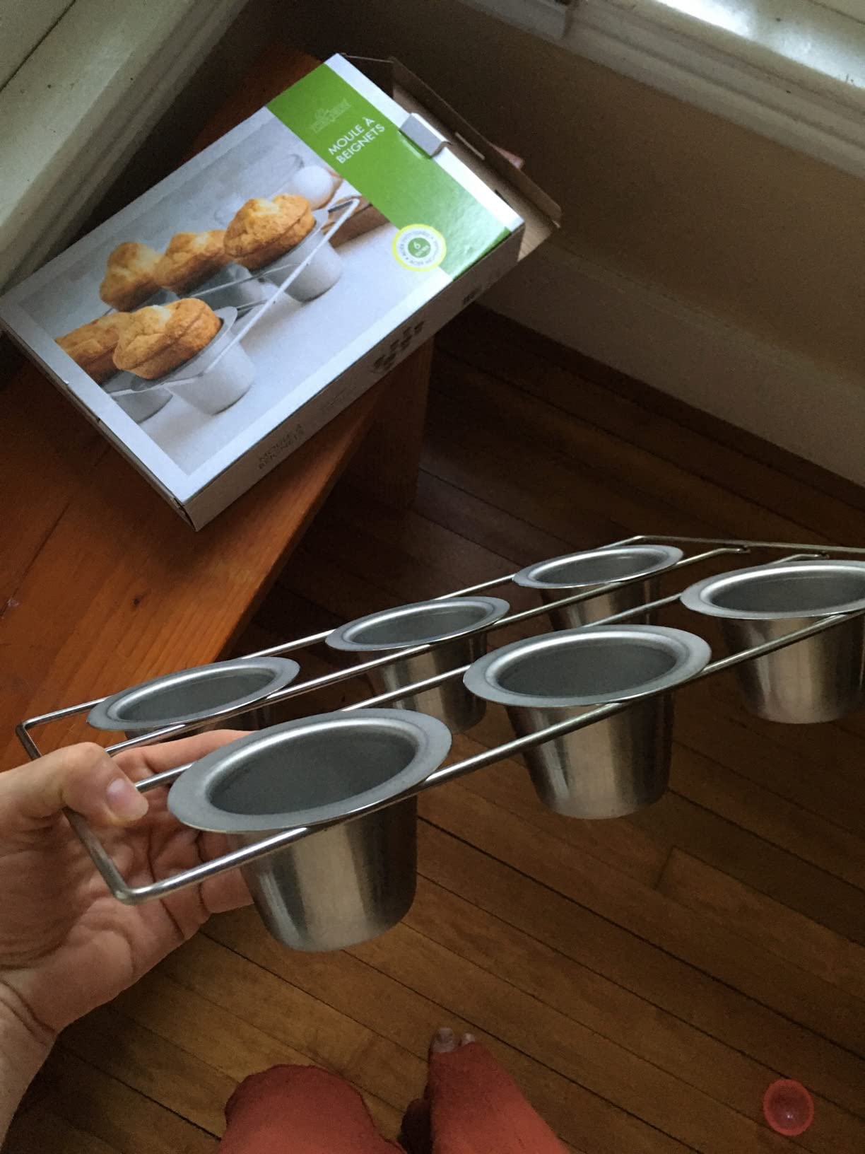 Fox Run Popover, Yorkshire Pudding and Cupcake Pan, 6 Cup, Stainless Steel customer photo 2