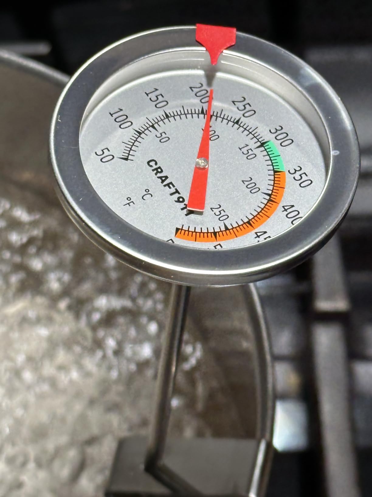 Candy Thermometer with Pot Clip - Deep Fry Oil Thermometer for Frying and Candle Making customer photo 2
