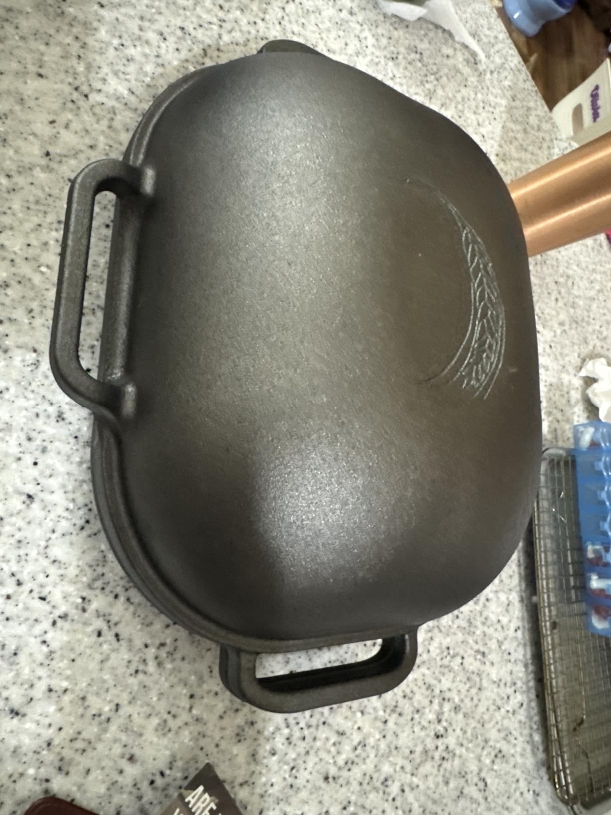 Challenger Bread Pan Cast Iron Loaf Pan with Lid for Artisan Sourdough and Homemade Bread Baking, Pre-Seasoned, Made in USA customer photo 1