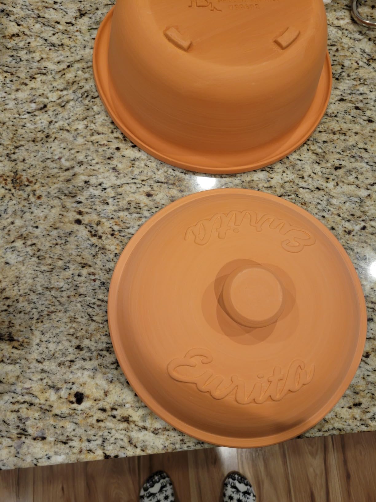 Reston Lloyd Eurita 2 Quart Terracotta Clay Dutch Oven - Natural, Lead & Cadmium Free, Oven & Microwave Safe customer photo 2