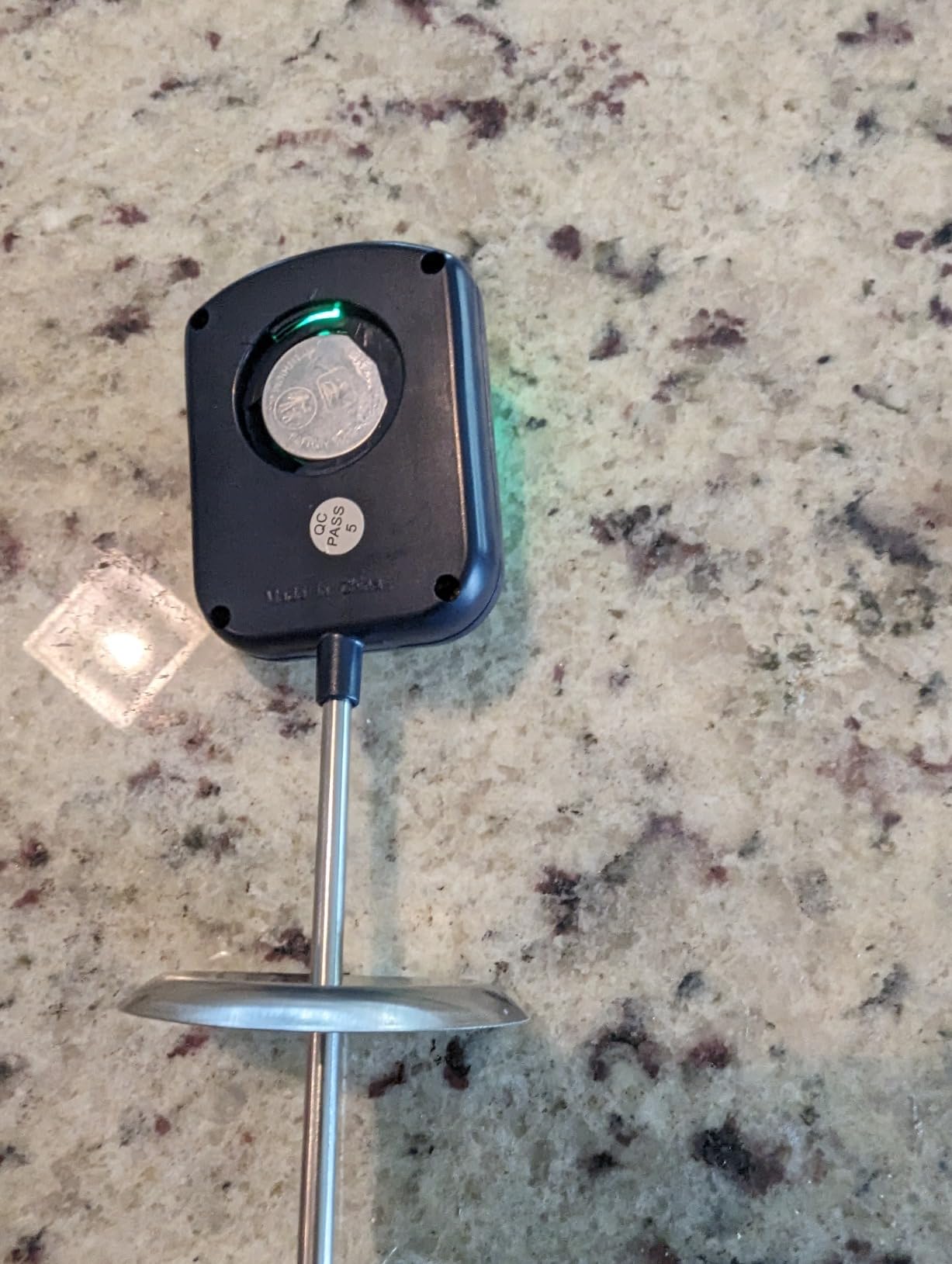 Taylor Programmable Digital Candy and Deep Fry Thermometer with Green Light Alert Display, Long Stem, and Adjustable Pan Clip, White customer photo 2