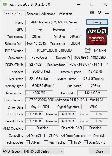 PowerColor Fighter AMD Radeon RX 6600 Graphics Card with 8GB GDDR6 Memory customer photo 2