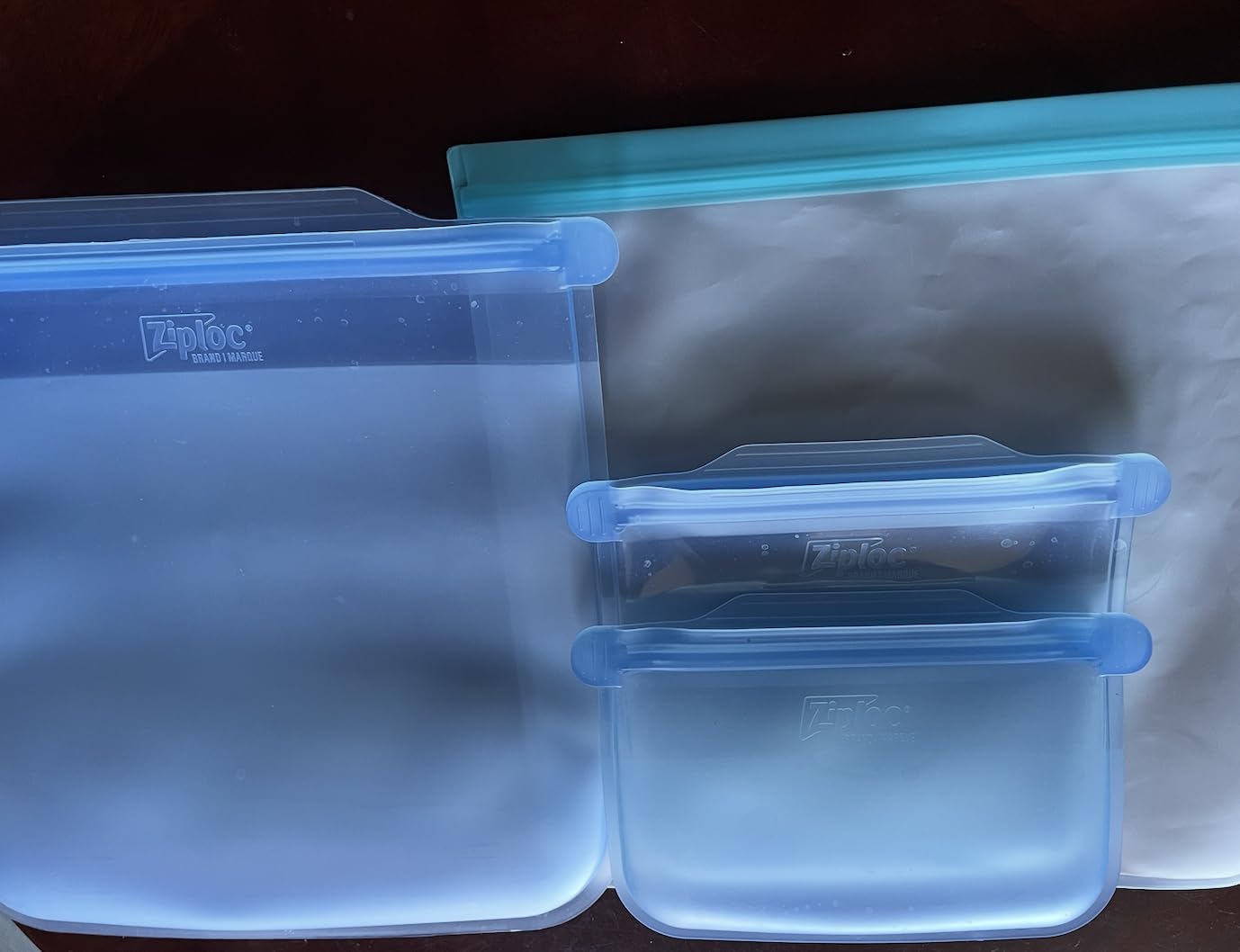 Ziploc Endurables Medium Pouch, 2 Cups, Reusable Silicone Bags and Food Storage Meal Prep Containers for Freezer, Oven, and Microwave, Dishwasher Safe, 2 Pack customer photo 1