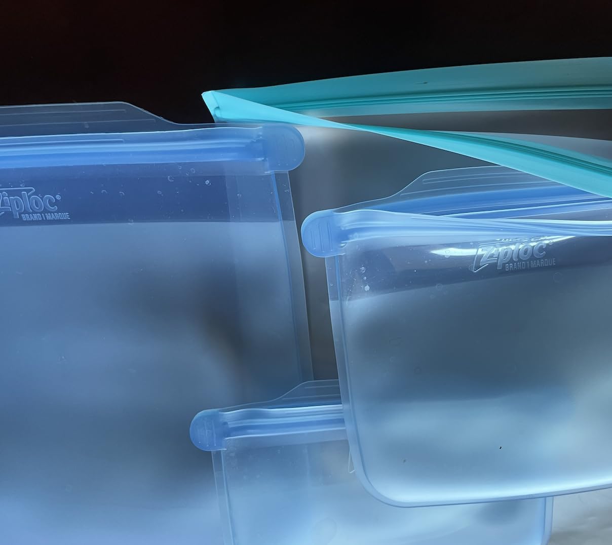 Ziploc Endurables Medium Pouch, 2 Cups, Reusable Silicone Bags and Food Storage Meal Prep Containers for Freezer, Oven, and Microwave, Dishwasher Safe, 2 Pack customer photo 2