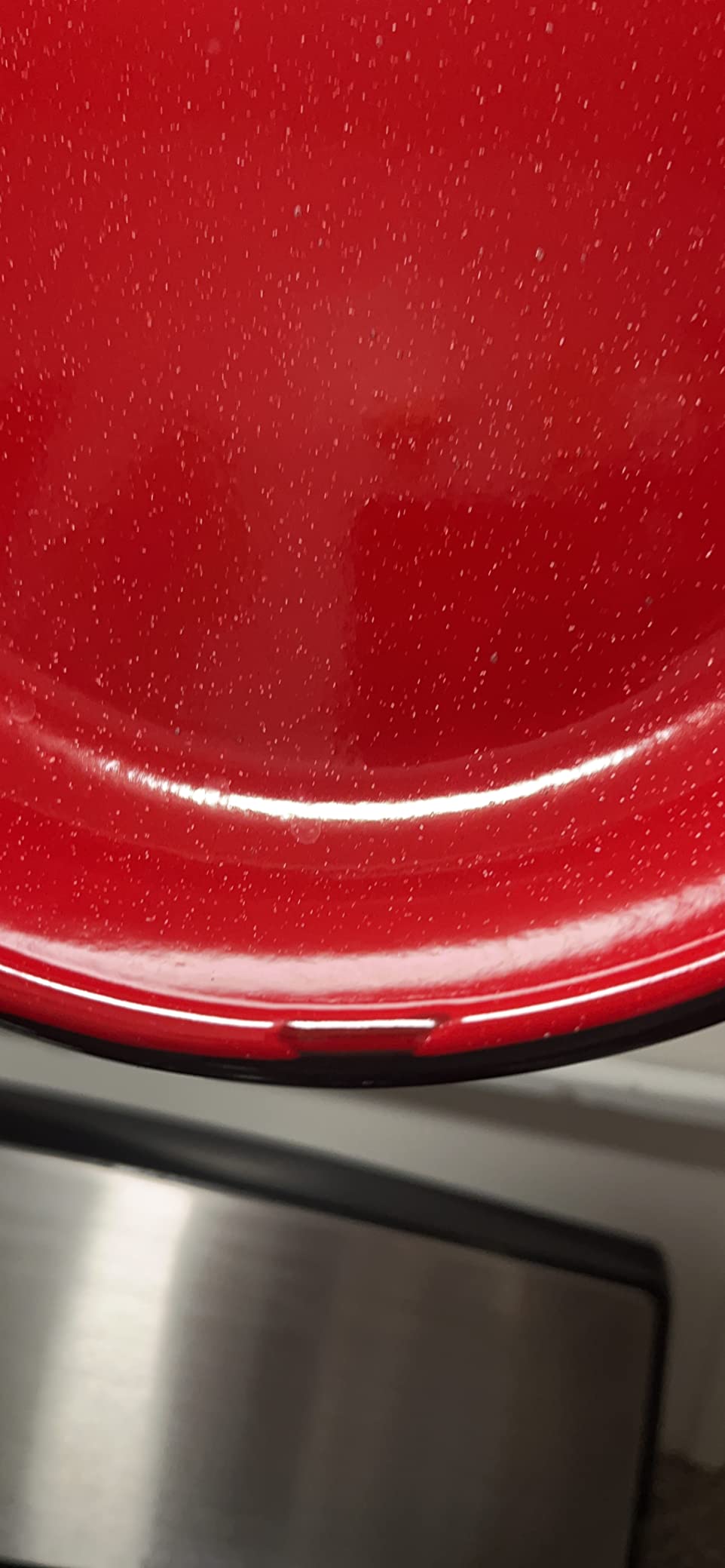 Red Co. Set of 4 Enamelware Metal 10