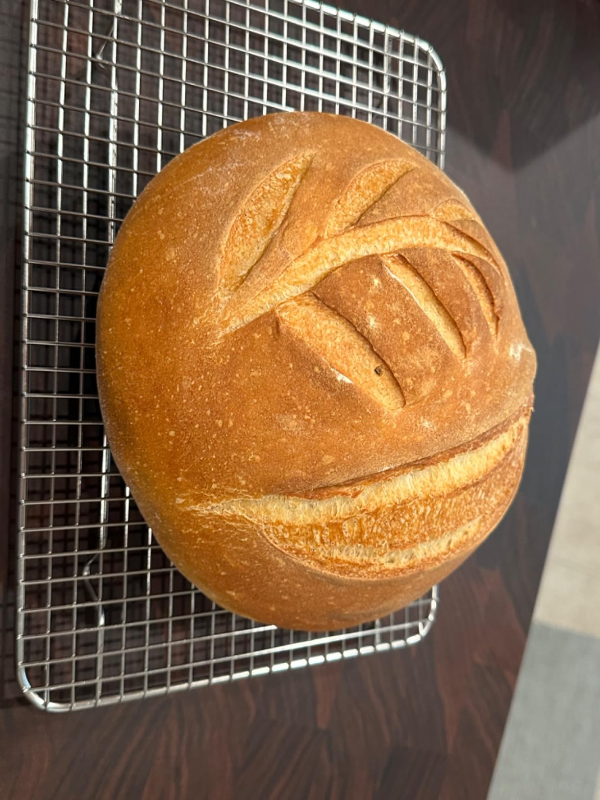 Le Creuset Enameled Cast Iron Signature Round Bread Oven, 9.5 inch, Cerise - Premium French Cast Iron Bread Baker customer photo 2