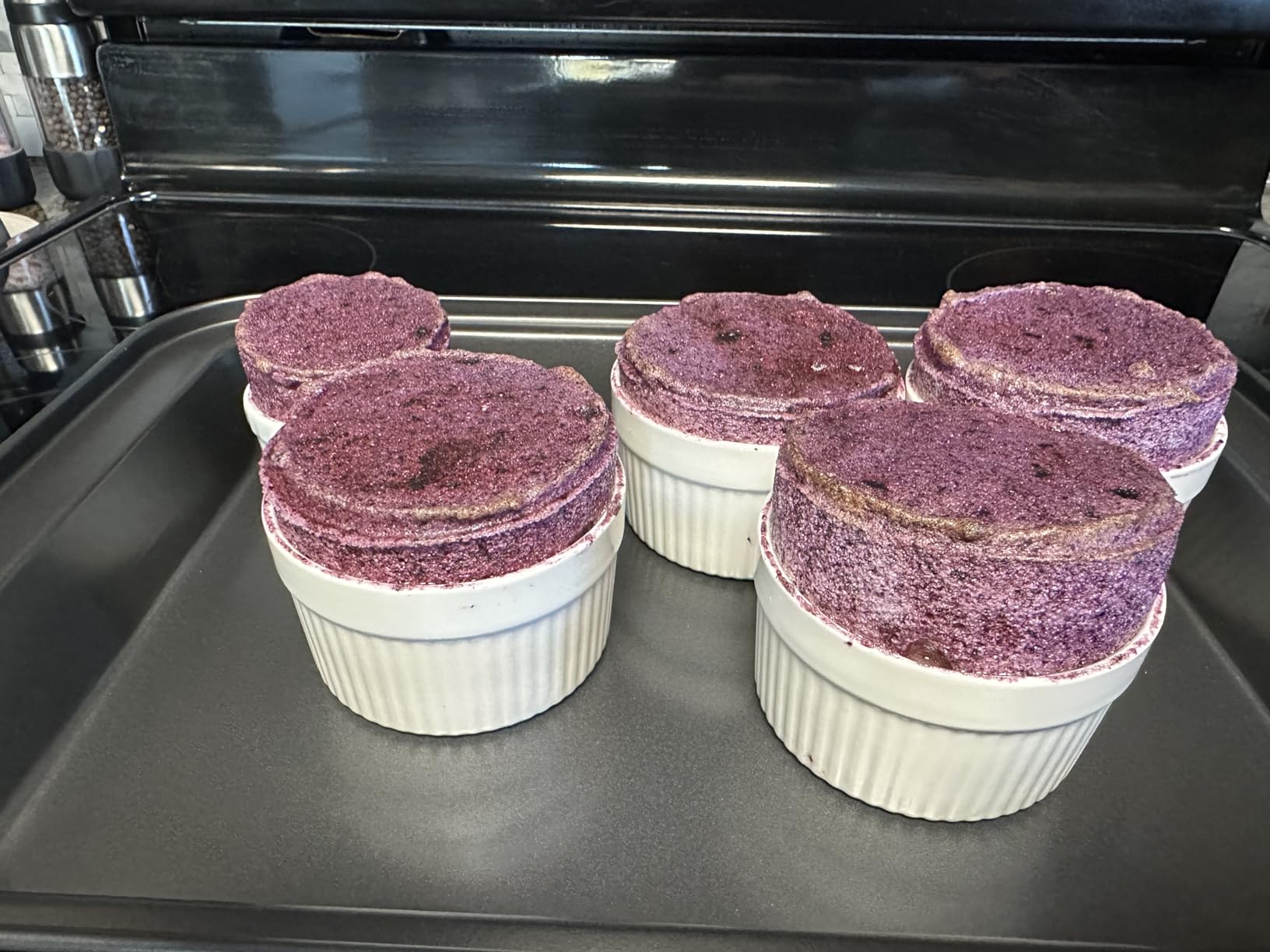Ramekins Set with 6 Silicone Lids, Mothers Day Gifts Creme Brulee Making Set, Set of 6 Porcelain Ramekins, Oven Safe Covered Bowls & Soufflé Ramiken customer photo 1