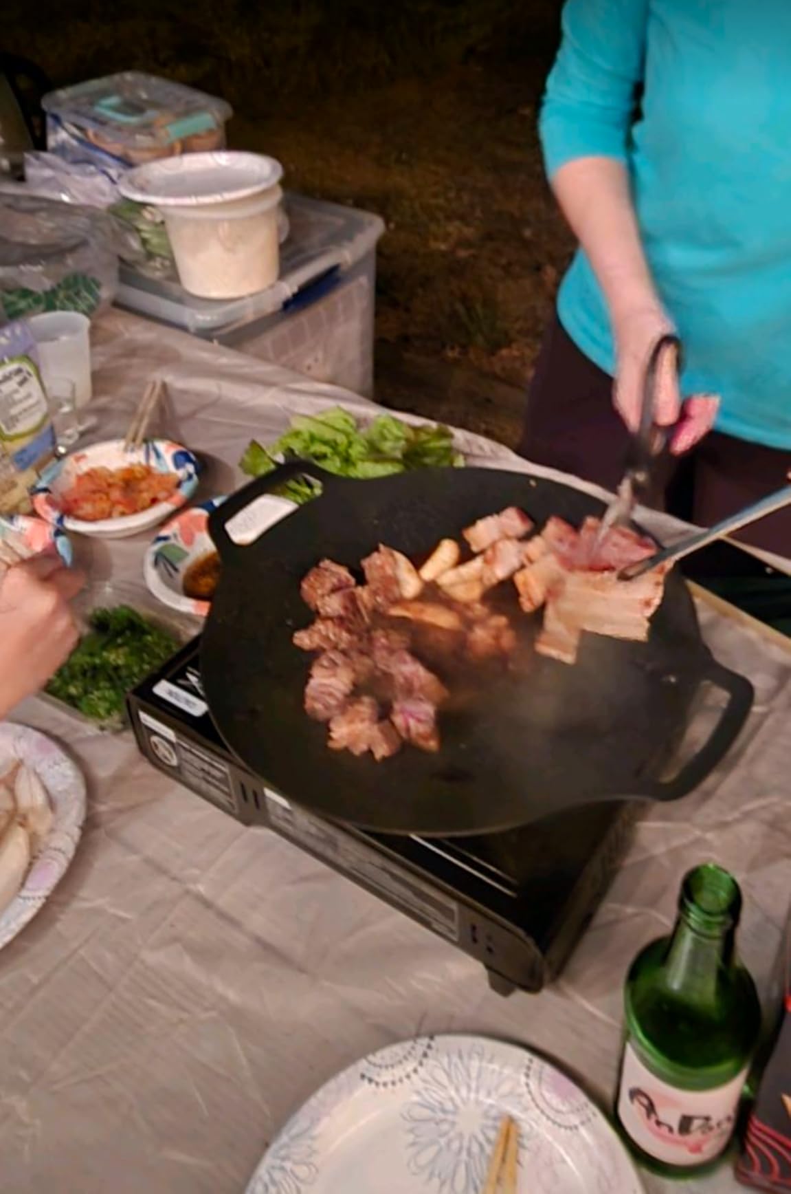 Korean Grill Pan with Nonstick 6-Layer Coating, 13