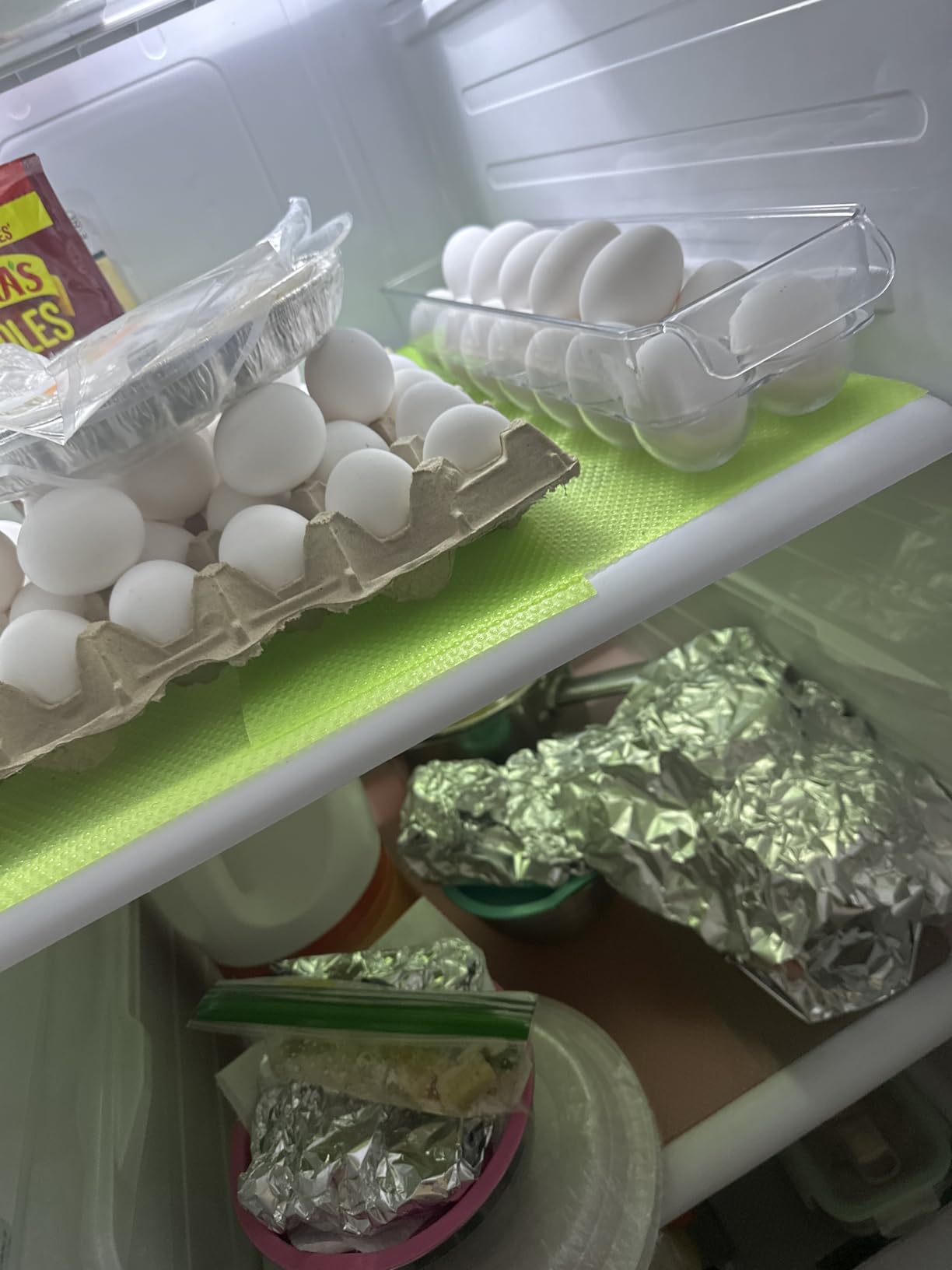 Refrigerator Liners for Shelves (8 Pack) by Linda's Essentials - Non-Adhesive Drawer and Shelf Liner, BPA-Free Fridge Mats for Kitchen & Cabinets, Easy to Clean, Ideal Household Essentials (Clear) customer photo 2