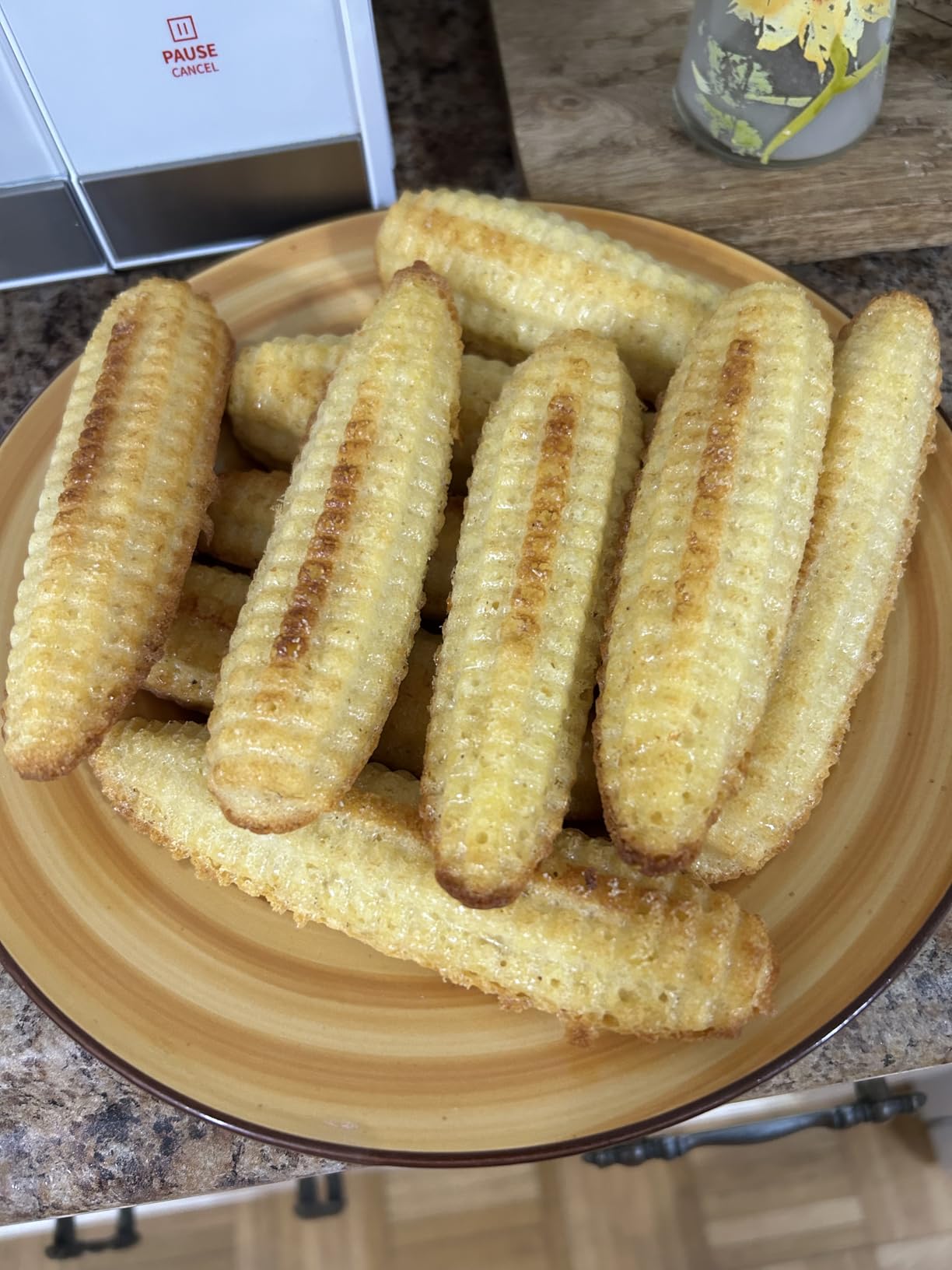 Webake Corn Stick Bread Pan Set of 2, Silicone Corn Cob Bread Molds customer photo 1