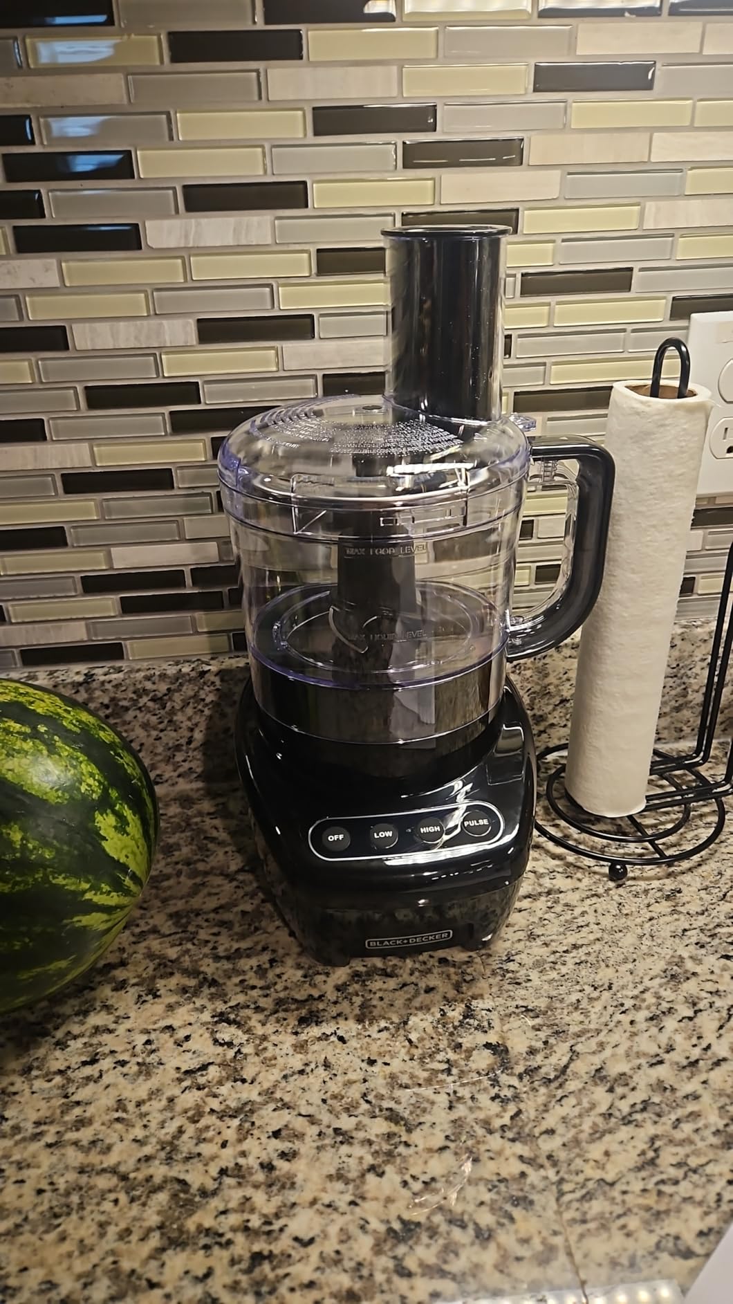 BLACK+DECKER 3-in-1 Easy Assembly 8-Cup Food Processor, Stainless Steel S-Blade, Easy-Clean, Touchpad Controls Black customer photo 1