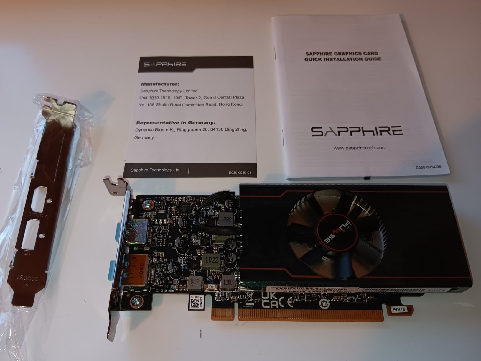 Sapphire 11315-01-20G Pulse AMD Radeon RX 6400 Low Profile Gaming Graphics Card with 4GB GDDR6, AMD RDNA 2, Black customer photo 2