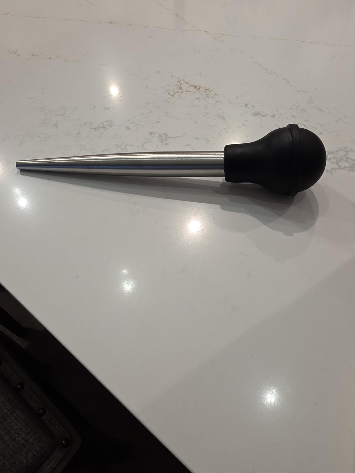 Zulay Kitchen Stainless Steel Turkey Baster for Cooking - Food Grade Metal Baster Syringe & Silicone Suction Bulb - Large Size With 2 Detachable Needles and Cleaning Brush customer photo 1