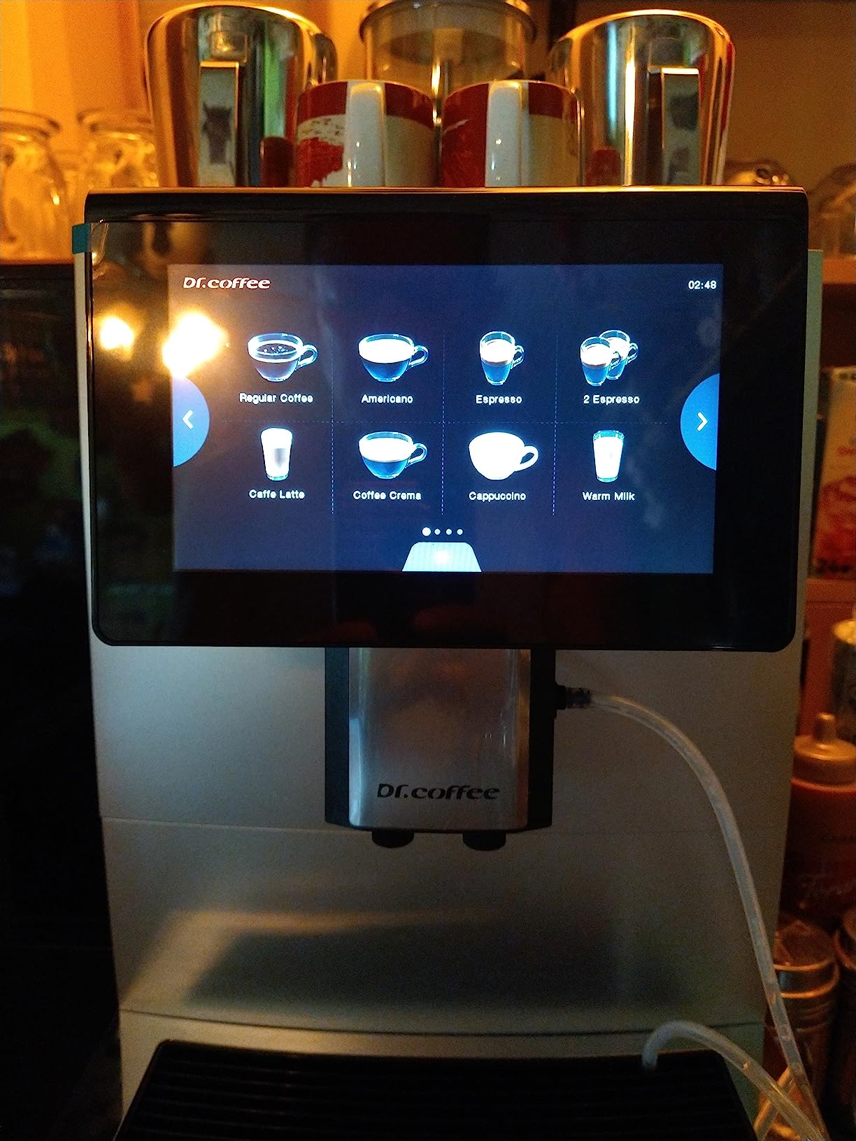 F11 Big Plus Automatic Espresso Machine with Milk System for Office Hotel customer photo 2
