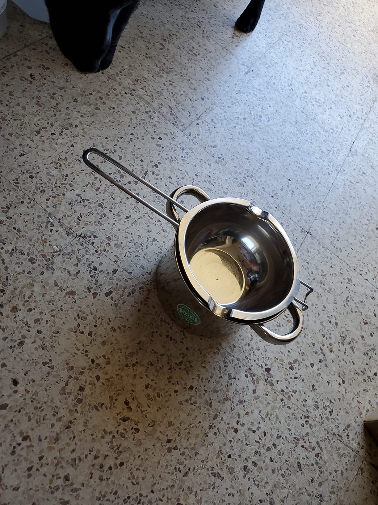 Double Boiler Pot Set,1200ML Double Boiler for Chocolate Melting, 2800ML 304 Stainless Steel Pot With Silicone Spatula for Melting Chocolate, Candy, Candle, Soap, Wax customer photo 1