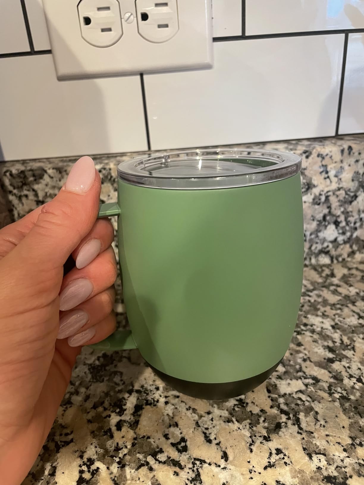 Nextmug - Temperature-Controlled, Self-Heating Coffee Mug (Black - 14 oz.) customer photo 2