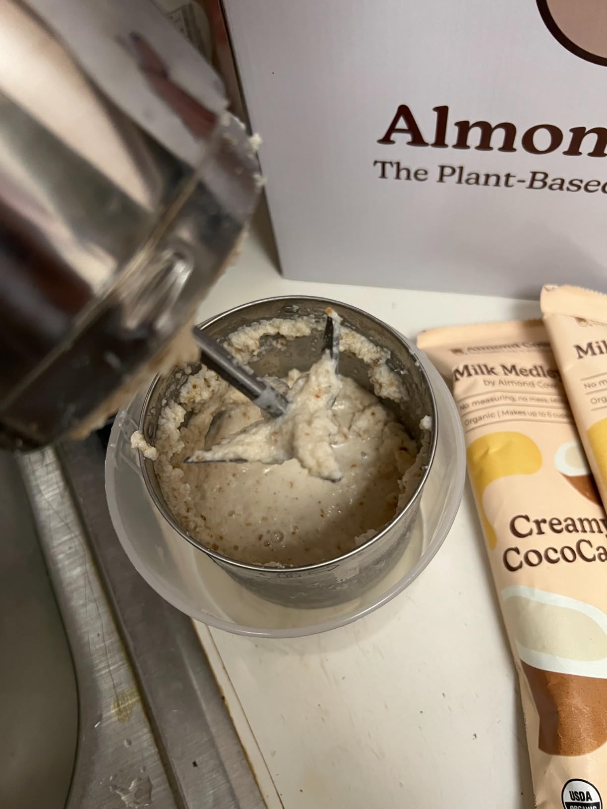 Almond Cow Nut Milk Maker Machine, Plant-Based Milk Maker for Almond, Oat, Cashew, Soy Milk, Stainless Steel, No Straining Needed - Makes 5-6 Cups, 120V customer photo 1