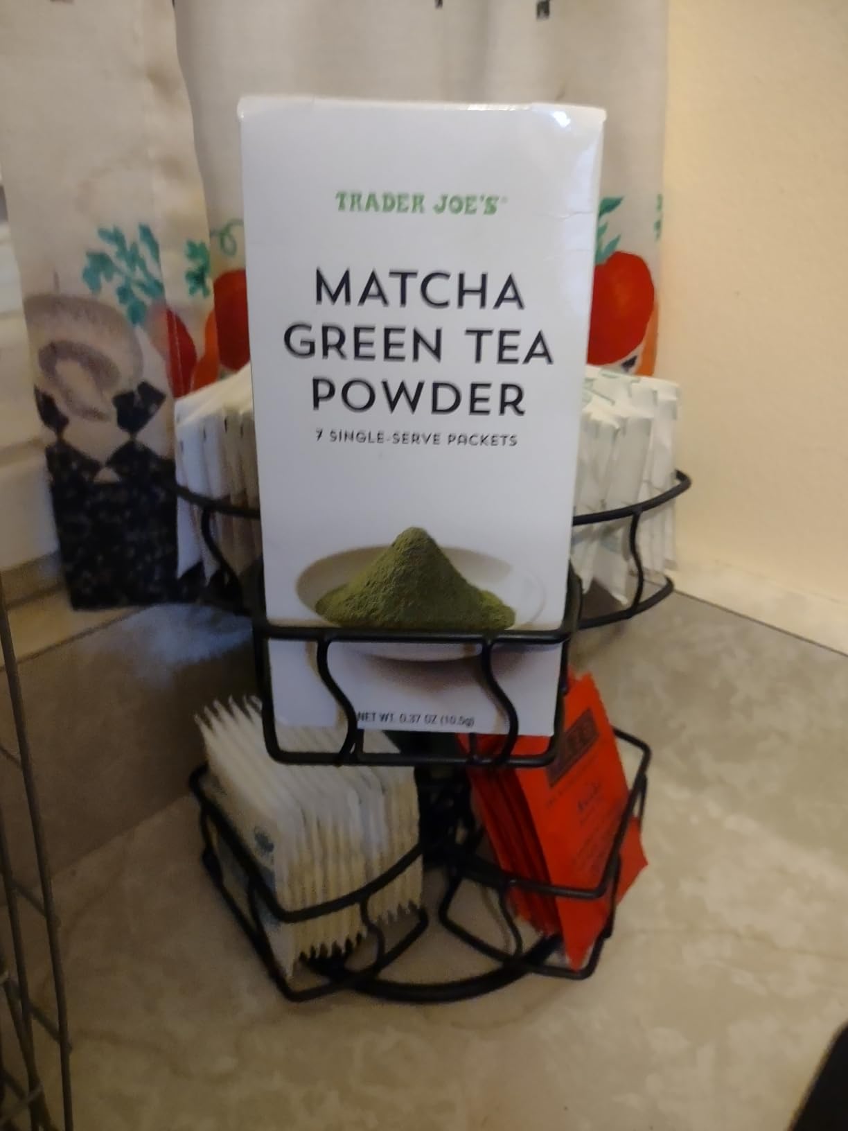 Sorbus Tea Bag Spinning Carousel - Tea Caddy Organizer for Countertop - Matcha Station Accessories - 2 Tier Revolving Storage for Pantry - Holds Up to 60 Large Tea Bags customer photo 2