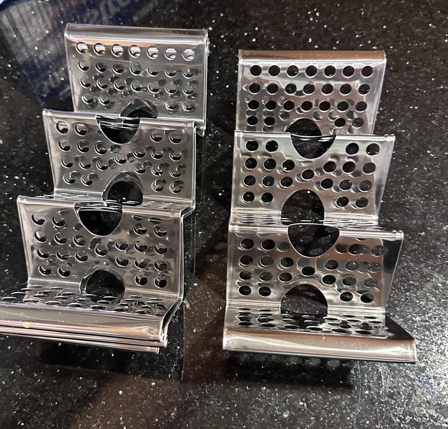 Taco Holders Set of 4, Taco Stand, Stainless Steel Taco Holder, Each Can Hold 3 Tortillas, with Easy-Access Handle, Fits Microwave, Air Fryer and Oven customer photo 1