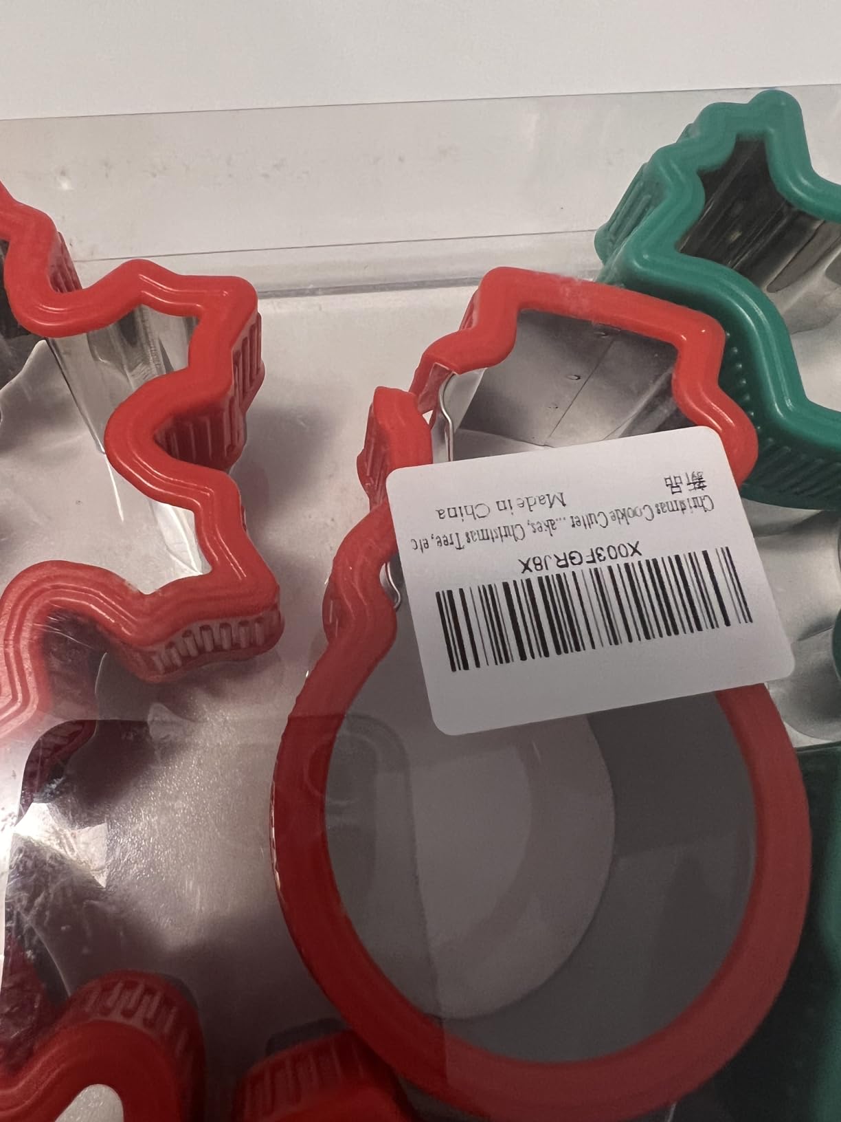 Christmas Cookie Cutter Set - 8 Piece Holiday Cookies Molds with Comfort Grip for Xmas Party Supplies/Favors - Including Glove, Snowman, Gingerbread Man, Star, Snowflakes, Christmas Tree, etc customer photo 2