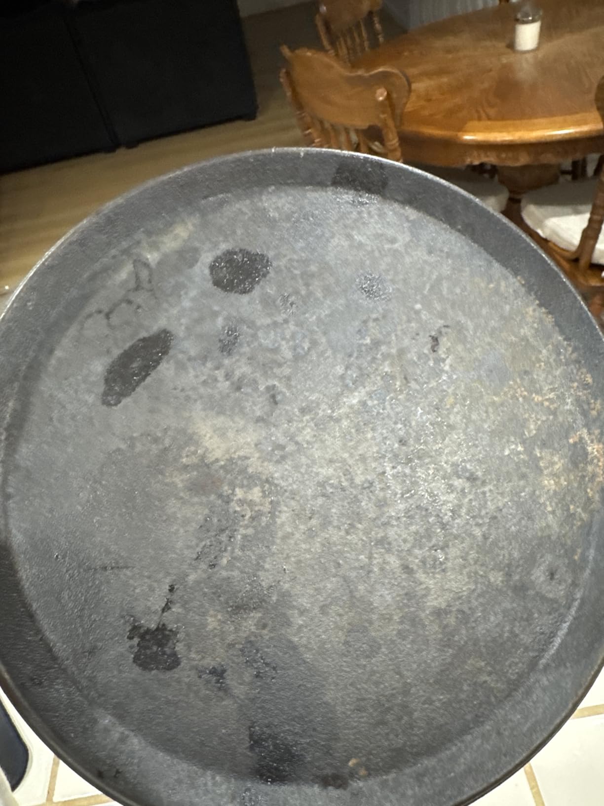 IMUSA 9.5in Preseasoned Cast Iron Comal for Tortillas, Arepas, Quesadillas, Heating & Searing, Heavy-Duty Flat Griddle customer photo 2