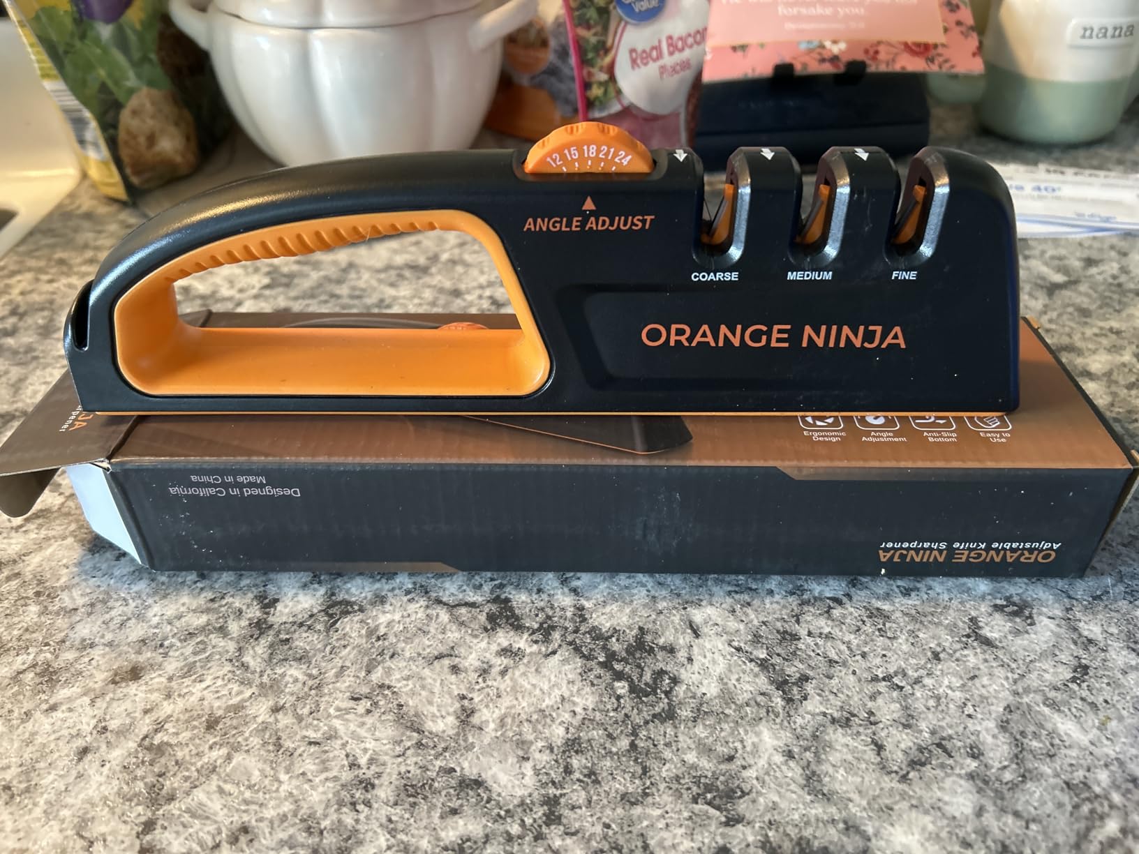 5 Precision Adjust Knife Sharpener - 3-Stage Premium Kitchen Knife Sharpener to Repair, Restore & Polish Blades by Sharp Pebble customer photo 1