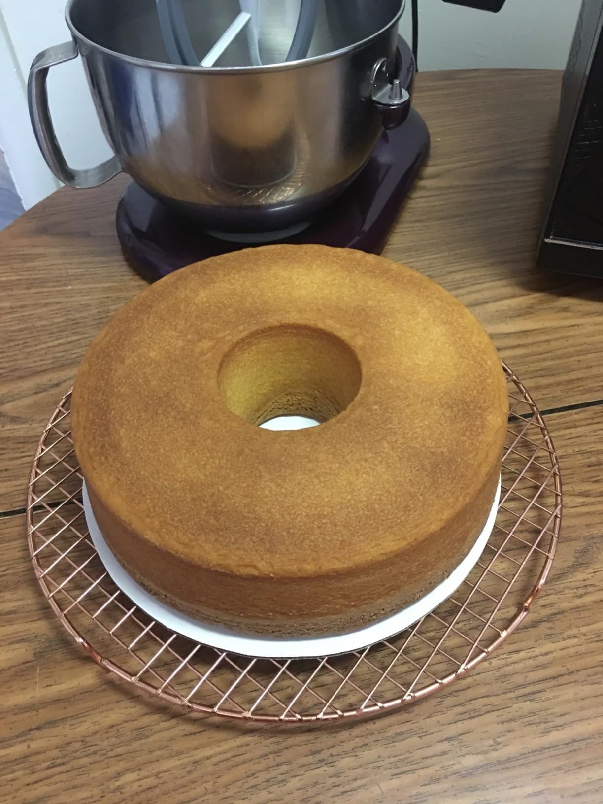 TeamFar 10inch Angel Food Cake Pan, Stainless Steel Cake Pan with Tube, Healthy & Non-toxic, Sturdy & One-Piece, Mirror Finish & Dishwasher Safe customer photo 1
