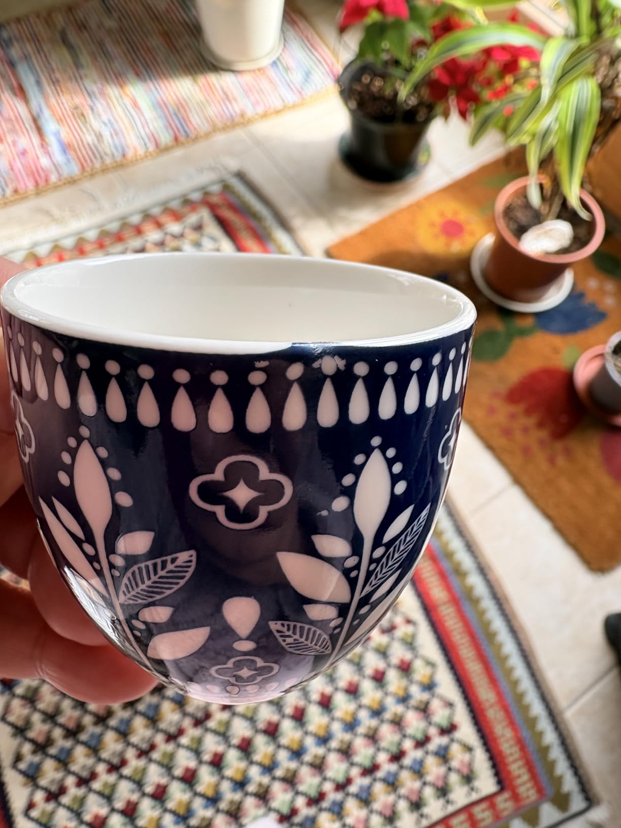 KARACA Peyker Turkish Coffee Cup Set for 6 People - 12 Piece Cups with Saucers - Small Bone China Espresso Set - Ideal for Serving Greek, Arabic Coffee (2.8 fl oz) customer photo 1