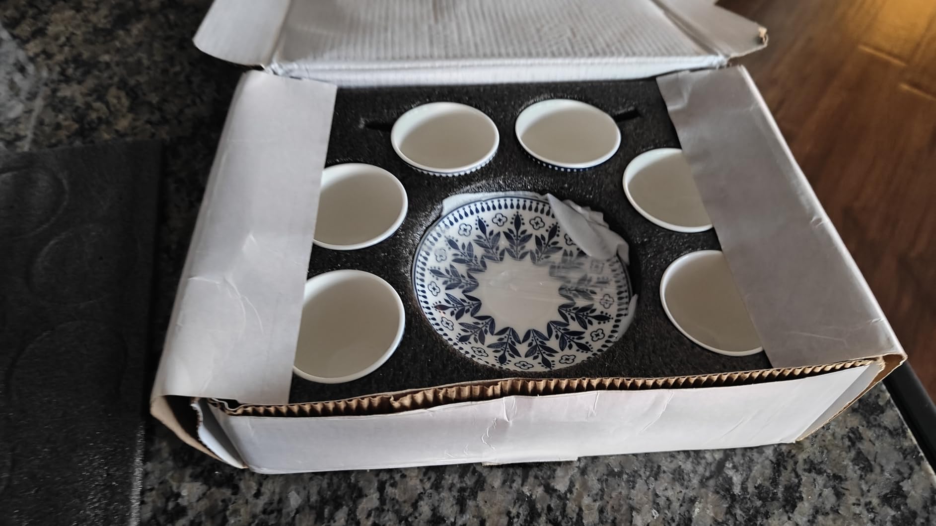 KARACA Peyker Turkish Coffee Cup Set for 6 People - 12 Piece Cups with Saucers - Small Bone China Espresso Set - Ideal for Serving Greek, Arabic Coffee (2.8 fl oz) customer photo 2