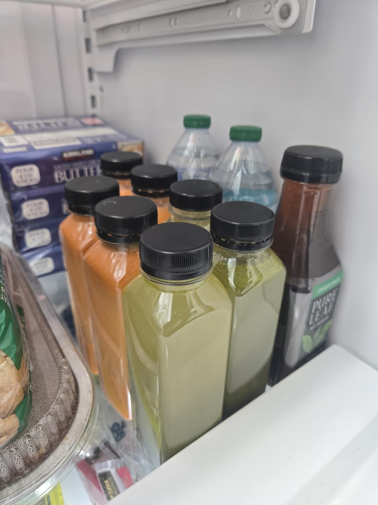 DECADORN 12oz 20pcs Juice Bottles With Caps - MADE IN USA Juice Containers With Lids For Fridge - Juicer Bottles With Tamper Evident Caps, Shatterproof, BPA-Free, Leak proof, Disposable & Recyclable customer photo 2