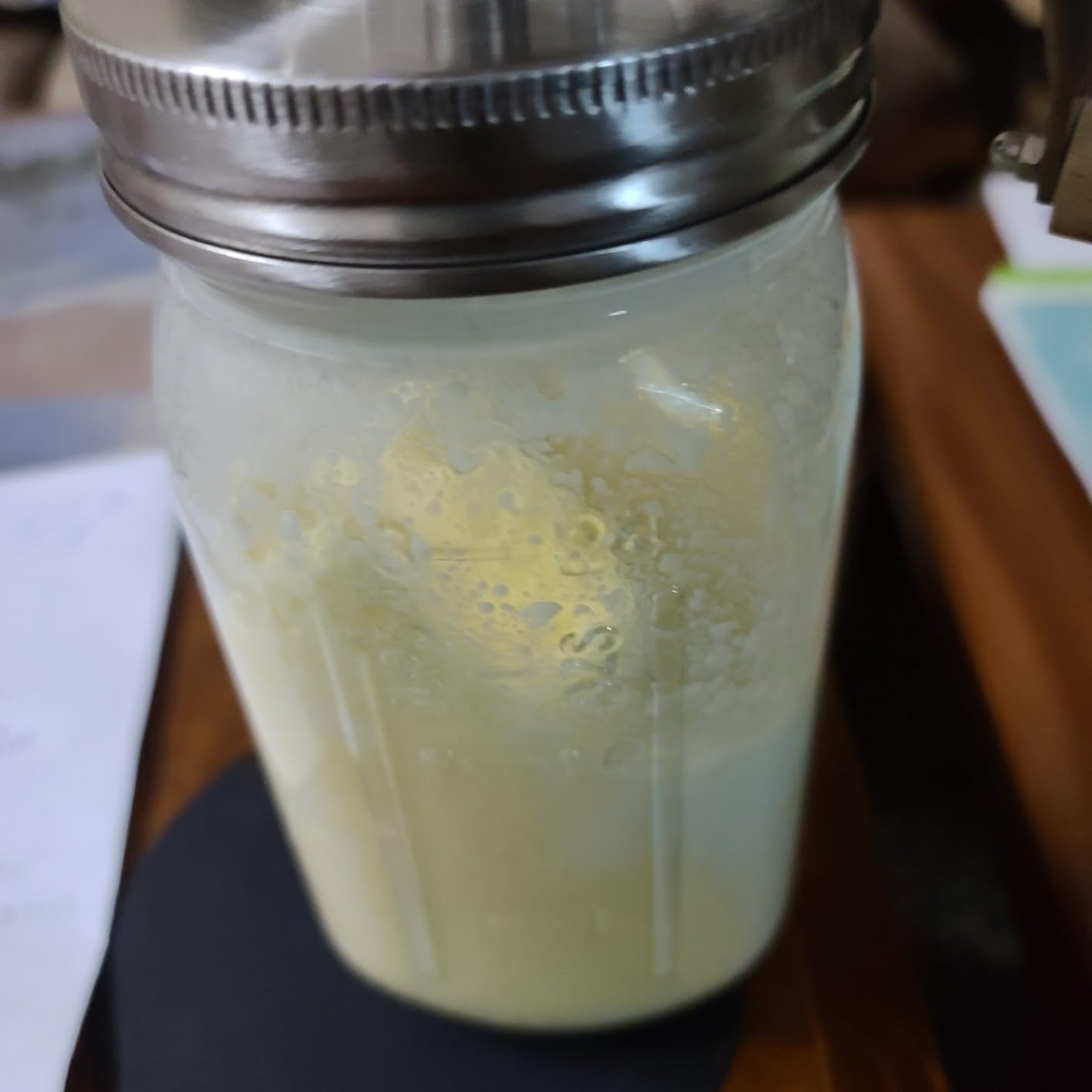 Premium Butter Churner - Makes Fresh Homemade Butter in 10 Minutes | 32oz Glass Jar with Stainless Steel Paddle customer photo 2