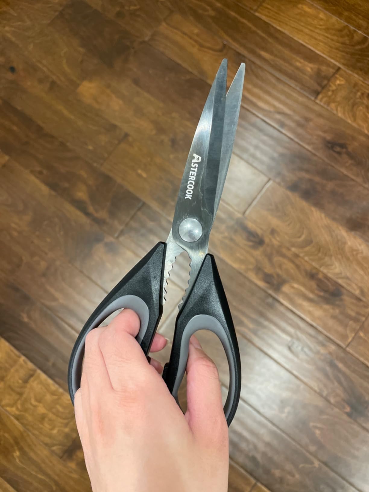 Astercook Kitchen Scissors All Purpose Heavy Duty,3 Pack Kitchen Shears Set,Stainless Steel Kitchen Gadgets for Cutting Food,Poultry,Meat,Vegetable,Herb Dishwasher Safe Utility Tools Home Gift customer photo 2