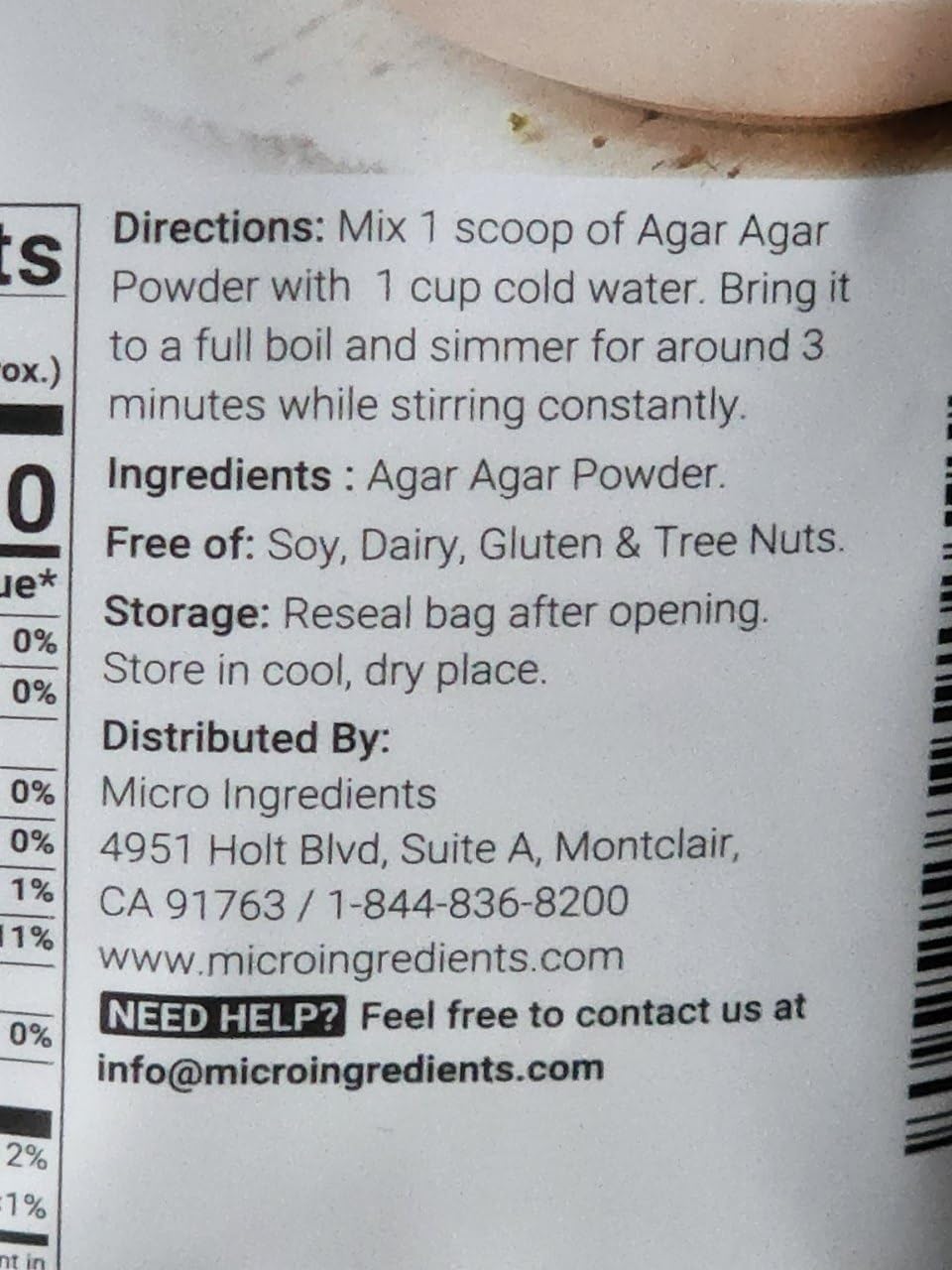 Agar Agar Powder, 1lb (16oz) | Planted-Based Source from Red Algae | Unflavored Thickening Agent for Cooking & Baking | Vegan Substitute for Beef Gelatin | Non-GMO, Vegan Friendly customer photo 2