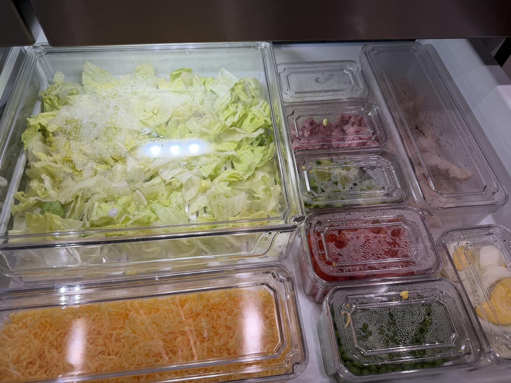 10-Pack Clear Fridge Organizer Bins with Lids, Stackable Refrigerator Storage Containers, BPA-Free with Drain Tray & Anti-Slip Base for Fruits, Veggies, Drinks customer photo 2