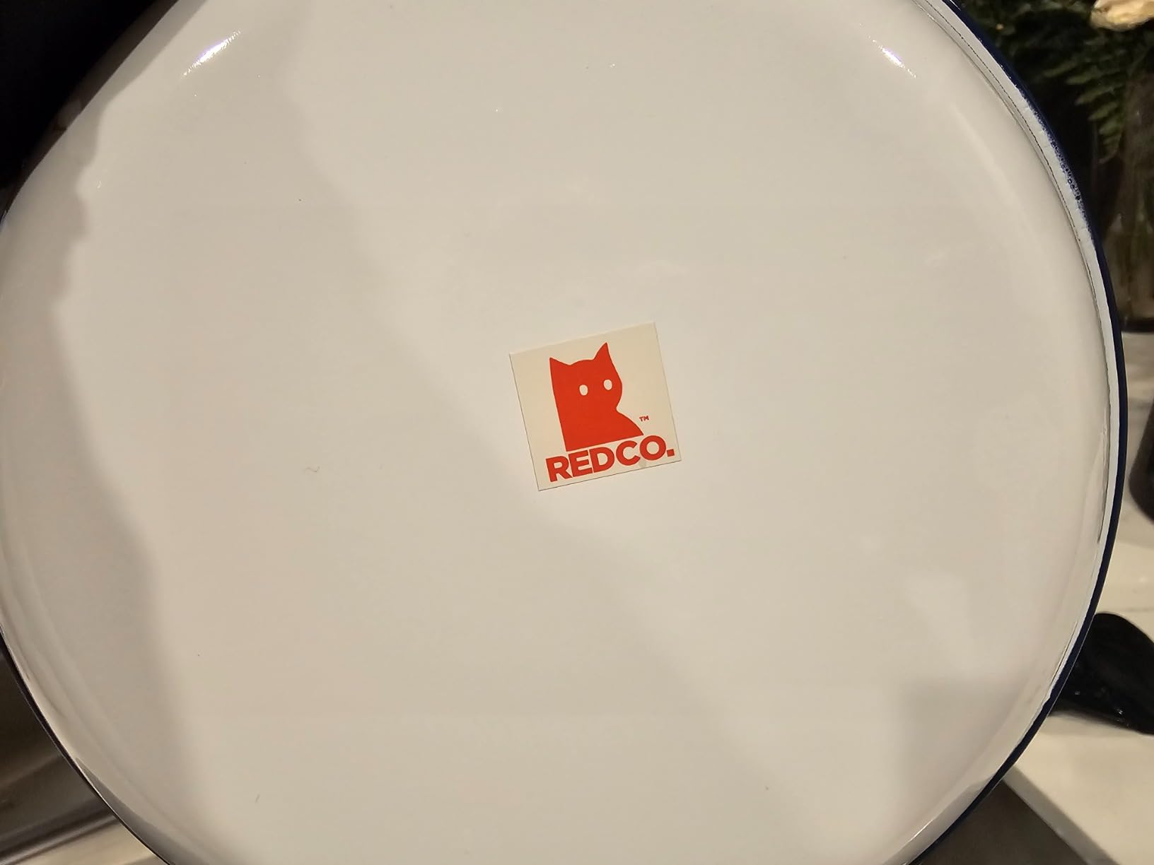 Red Co. Set of 4 Enamelware Metal 10