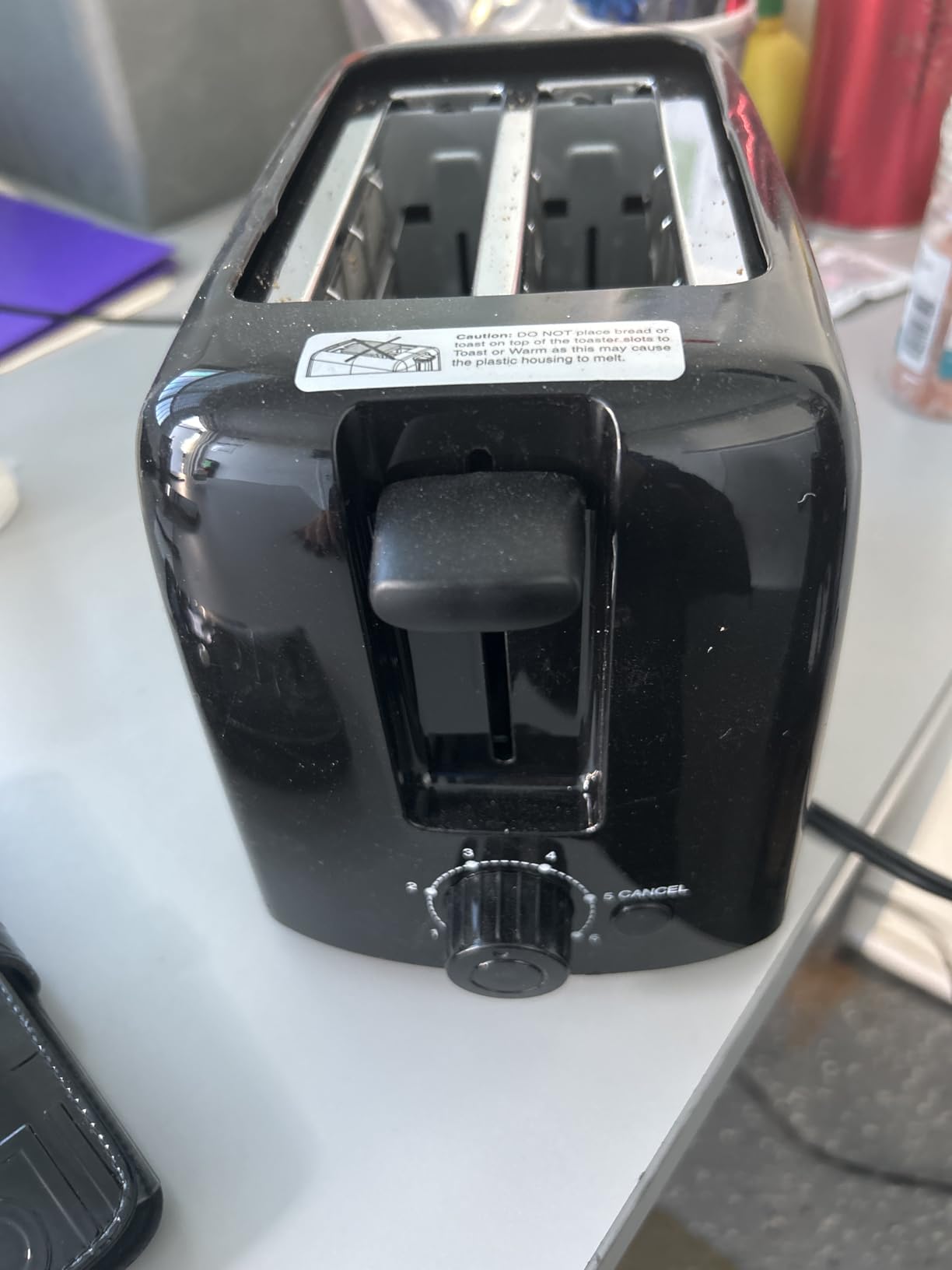 Elite Gourmet 2-Slice Cool Touch Toaster - 6 Browning Levels, Extra Wide 1.25