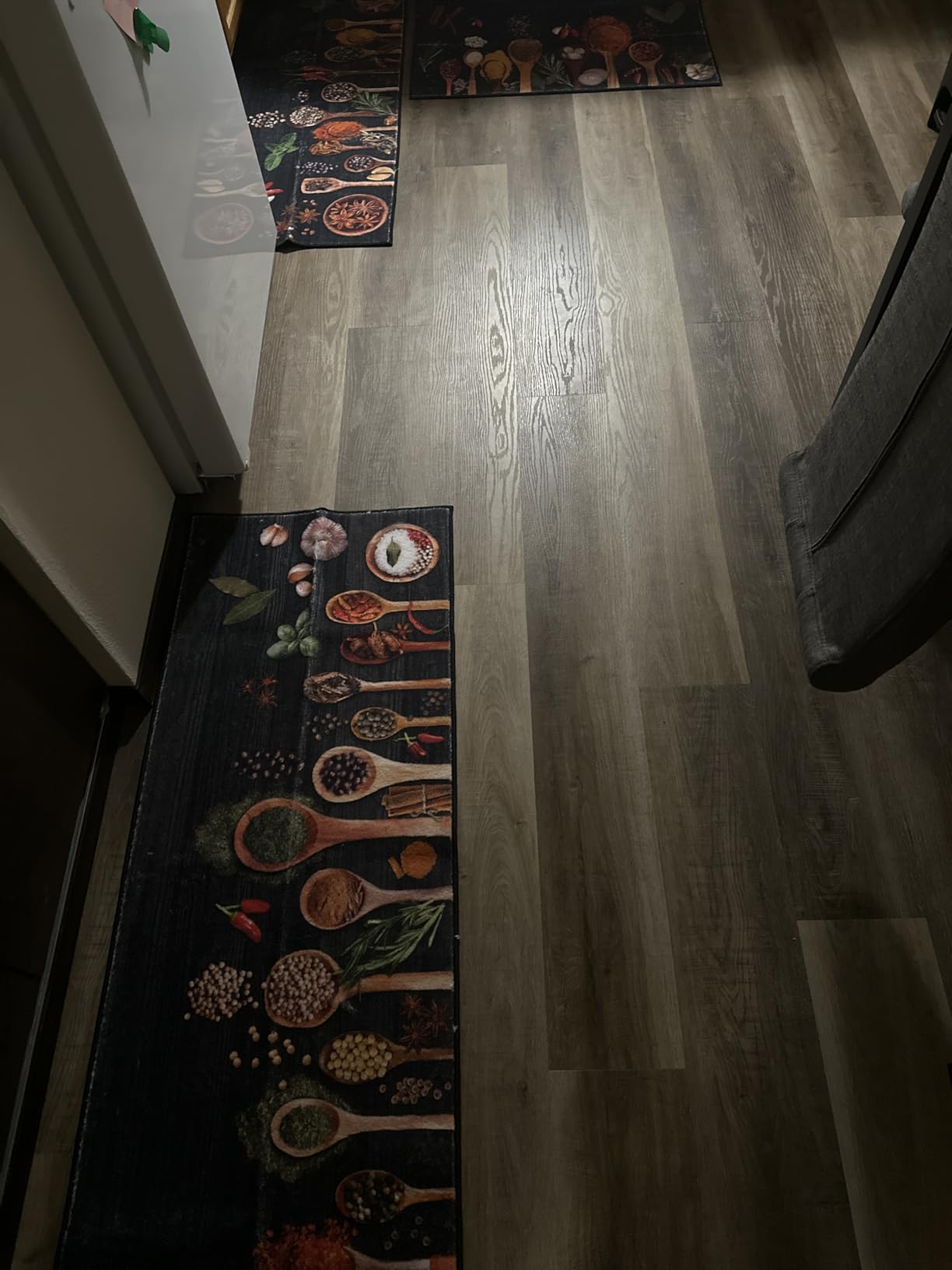 Vaukki Boho Kitchen Rug Sets 3 Pieces, Washable Kitchen Mats for Floor, Non Slip Soft Kitchen Area Rug Floor Mat for Kitchen, Laundry Room and Hallway (Teal, 20''x32''+20''x47''+20''x59'') customer photo 2