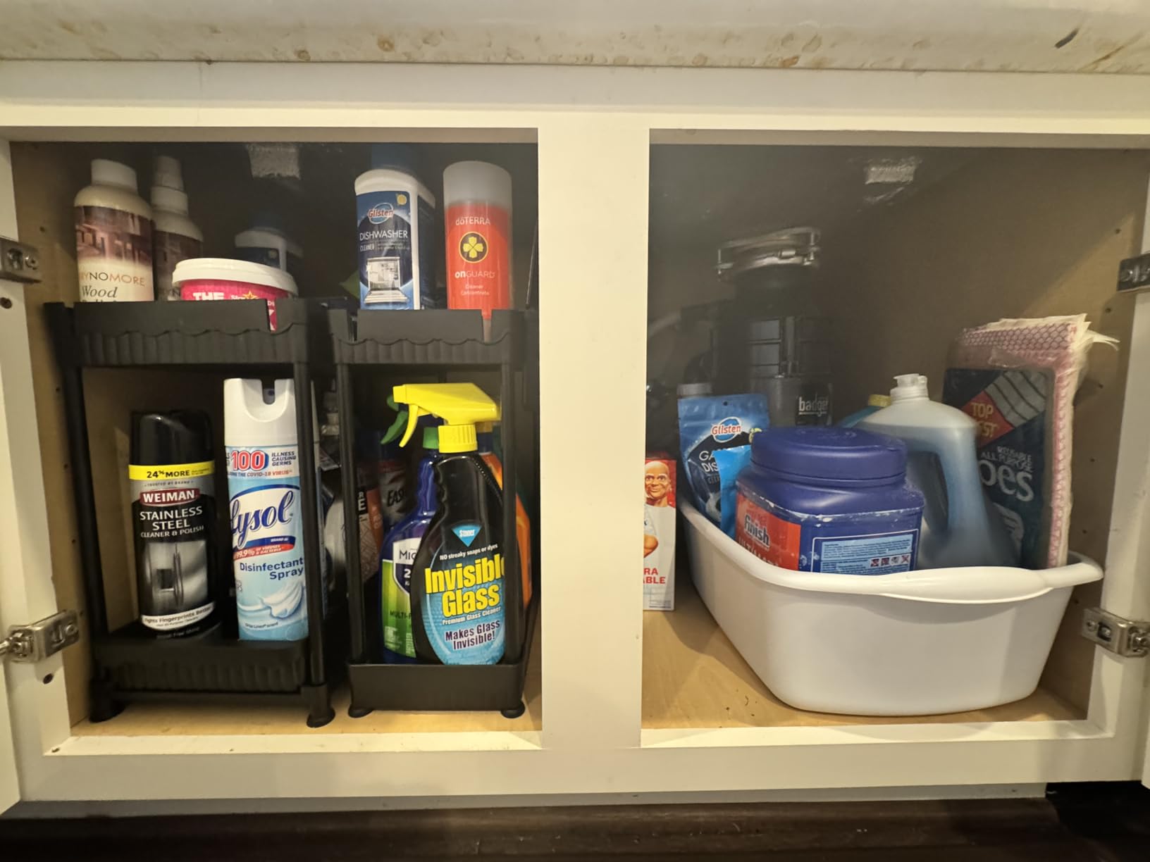 3 Pack Under Sink Organizers, 2-Tier Multi-Use Kitchen and Bathroom Organizers and Storage with Sliding Drawers customer photo 1