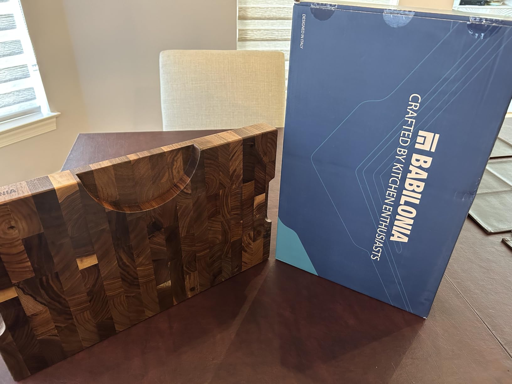 American Black Walnut Cutting Board - 15.7 x 10.2 Inch (ExtraThick 1.7