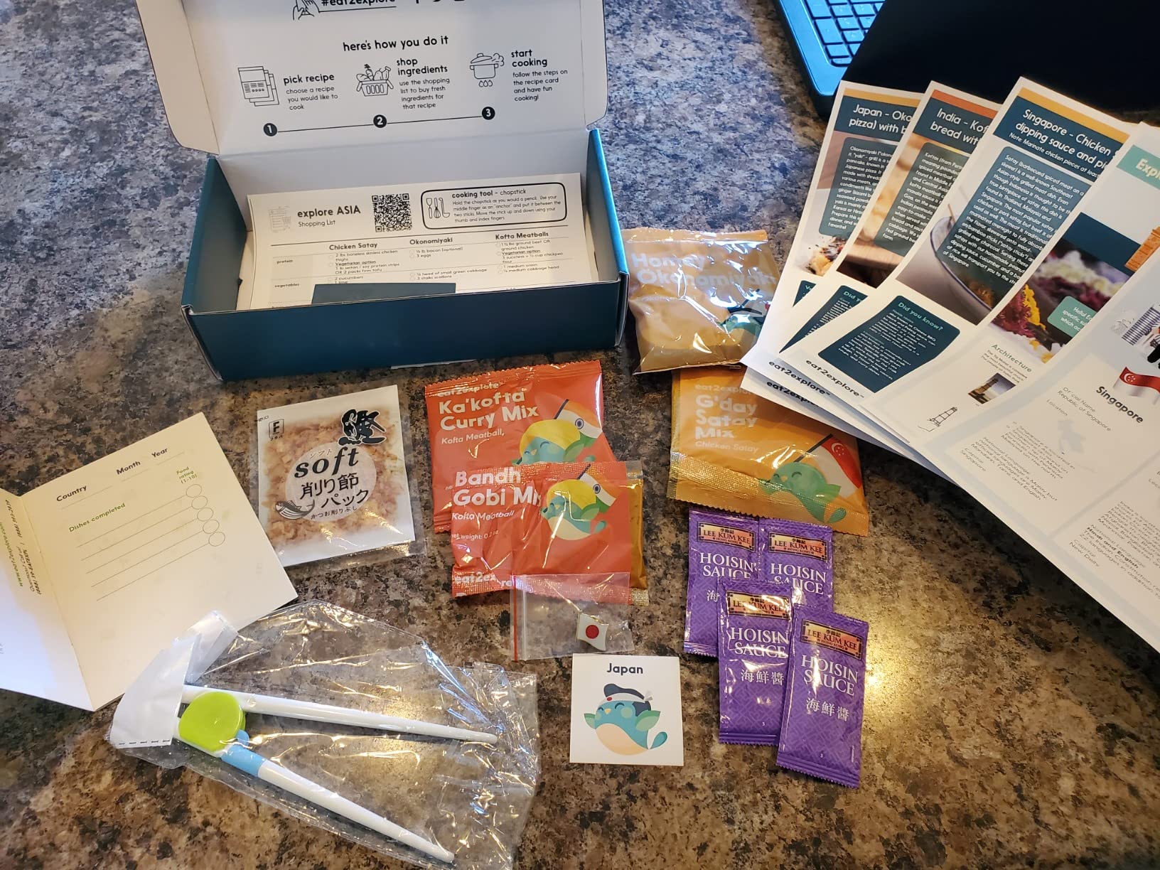eat2explore Cooking Kits for Kids 17 Pcs - Interactive & Educational Kids Cooking Sets Real for Ages 5 and Up, 3 Recipe Cards & Global Ingredients (Japan Edition) customer photo 1